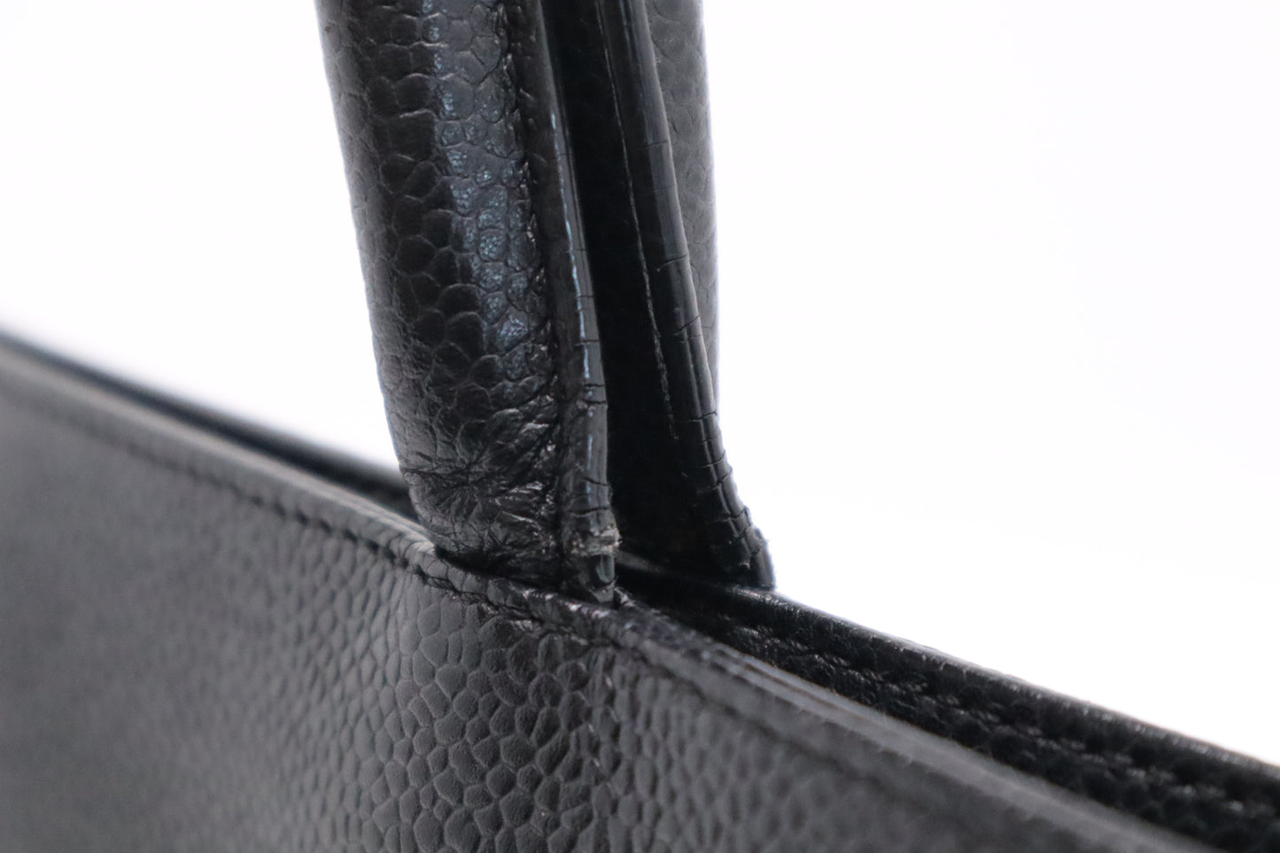 Chanel Tote in Black Caviar Leather