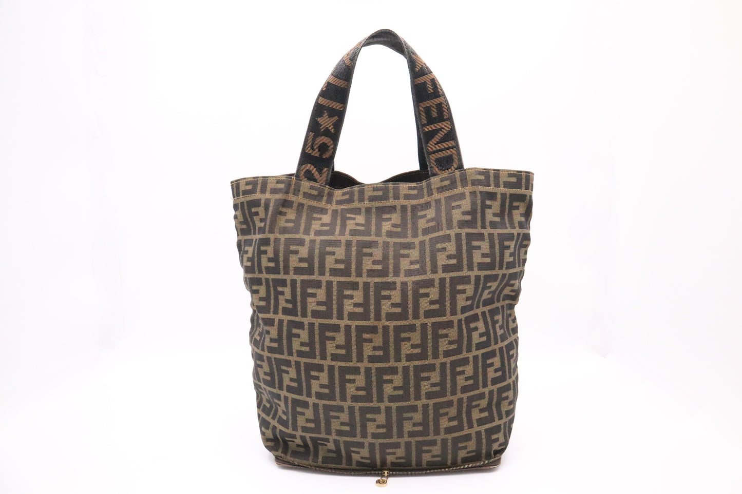 Fendi Folding Tote in Zucca Canvas