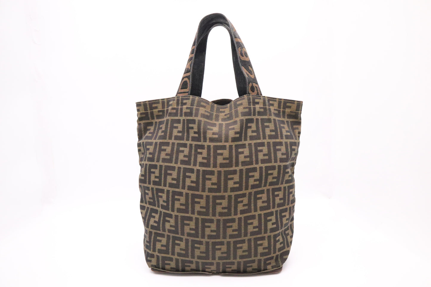 Fendi Folding Tote in Zucca Canvas
