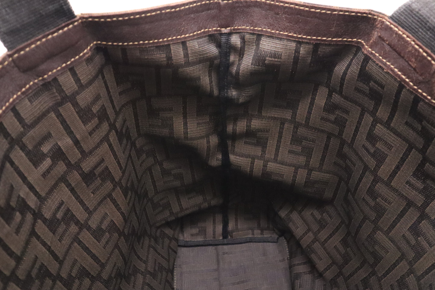 Fendi Folding Tote in Zucca Canvas