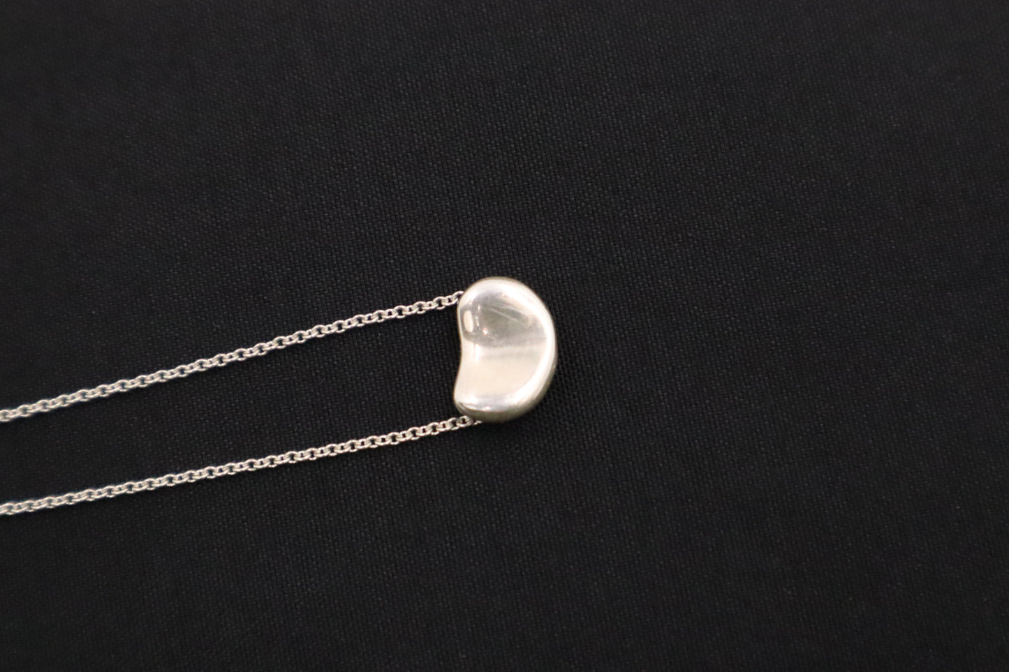 Tiffany & Co. Small Bean Necklace in Sterling Silver