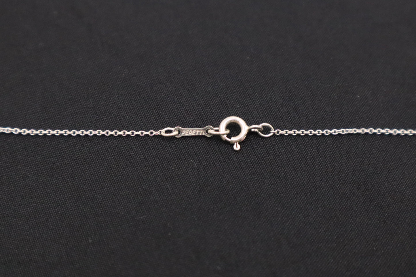 Tiffany & Co. Small Bean Necklace in Sterling Silver