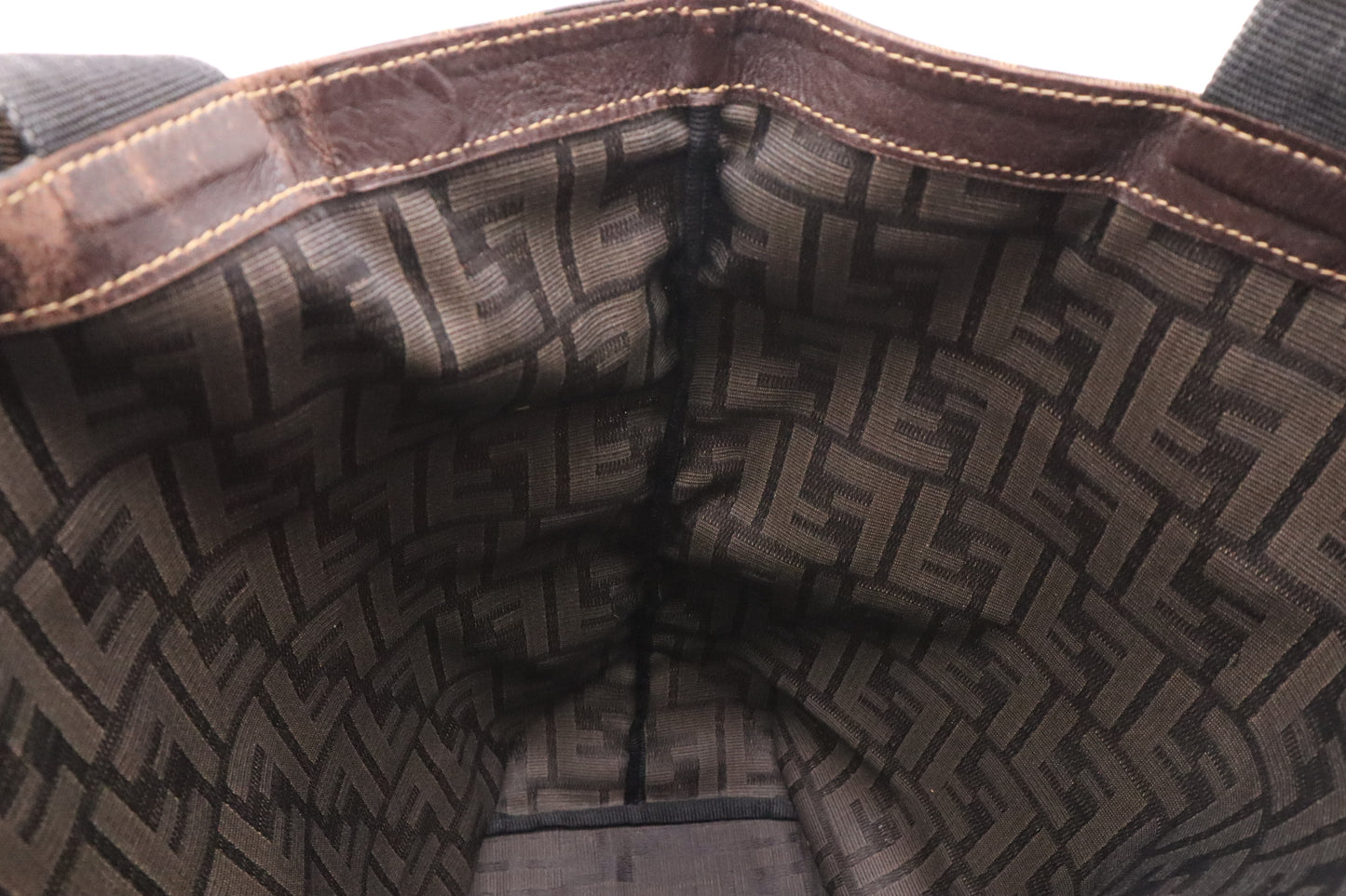 Fendi Folding Tote in Zucca Canvas