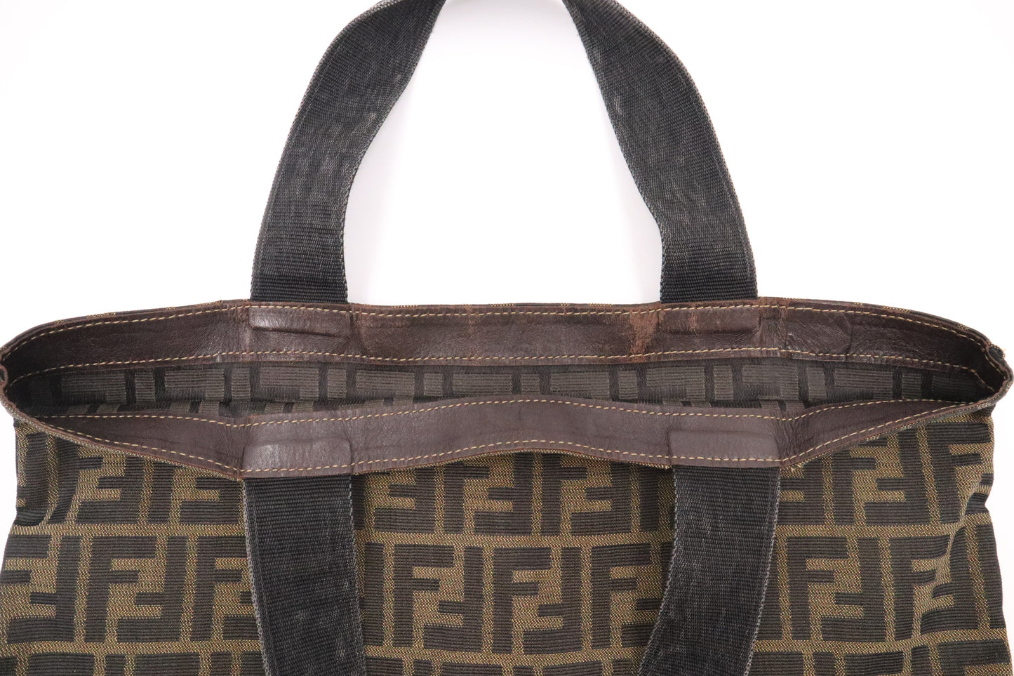 Fendi Folding Tote in Zucca Canvas