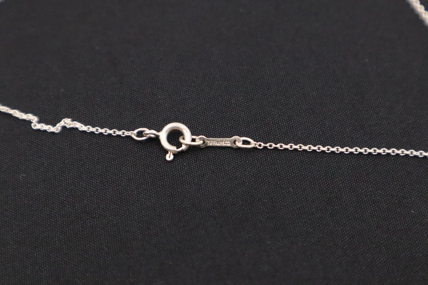 Tiffany & Co. Small Bean Necklace in Sterling Silver