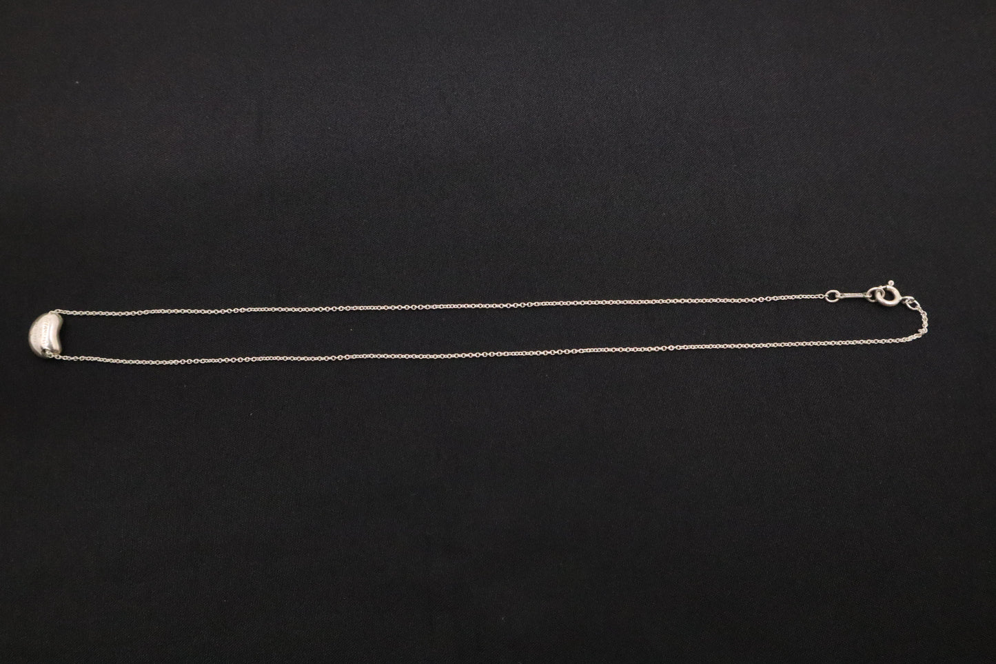 Tiffany & Co. Small Bean Necklace in Sterling Silver