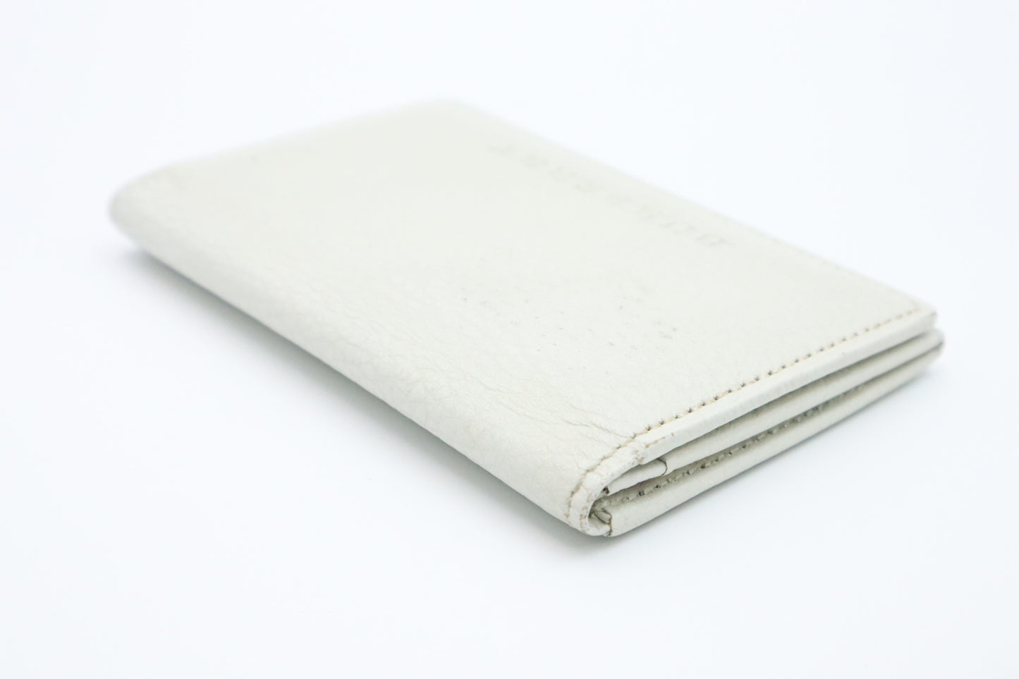 Burberry Card Case in Ivory Leather