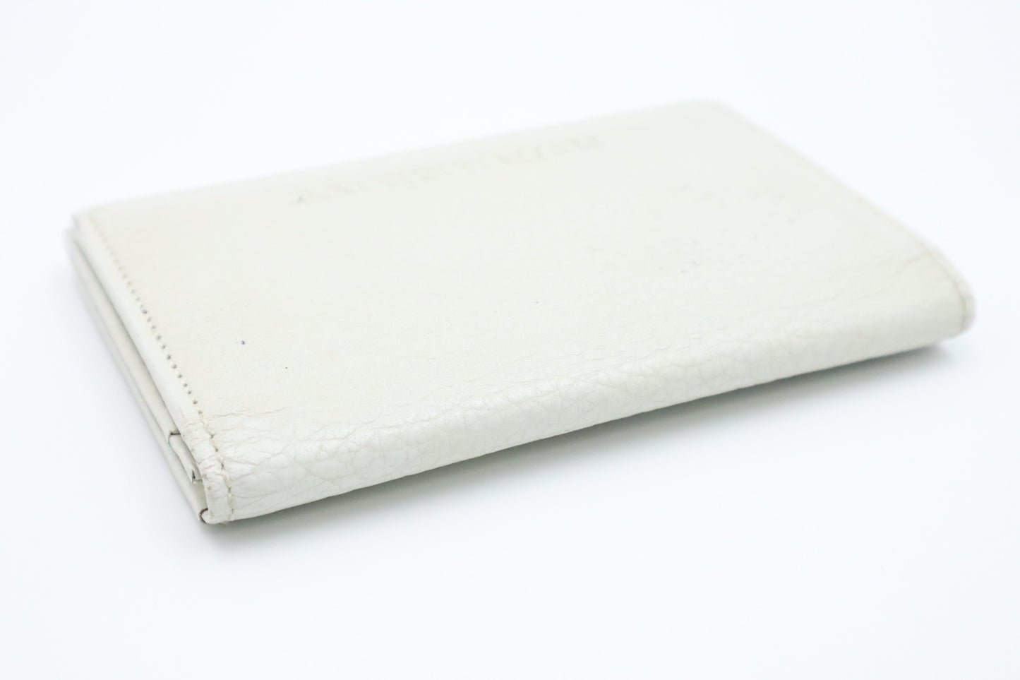 Burberry Card Case in Ivory Leather