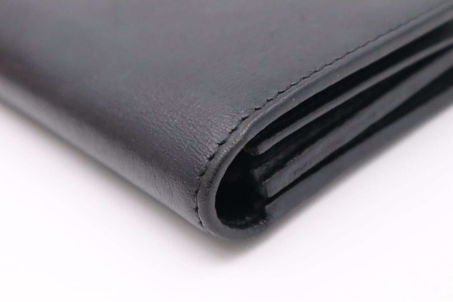 YSL Saint Laurent Long Wallet in Black Leather