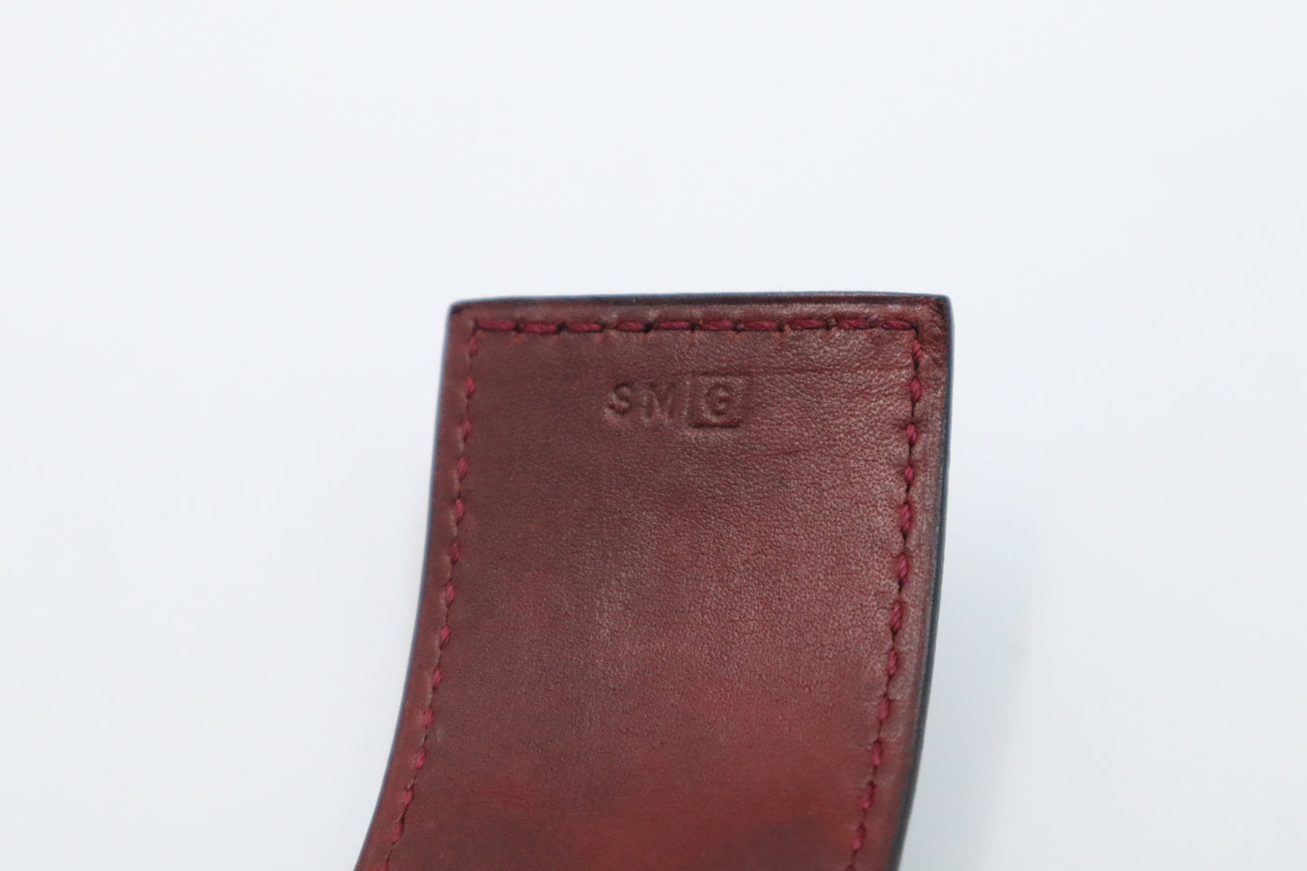 Hermes Artemis Bracelet in Brick Red Leather