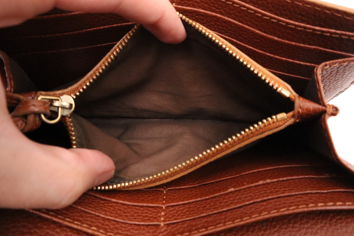 Chloé Wallet in Brown Leather