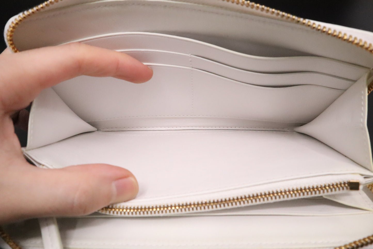 Bottega Veneta Zippy Wallet in White Intrecciato Leather