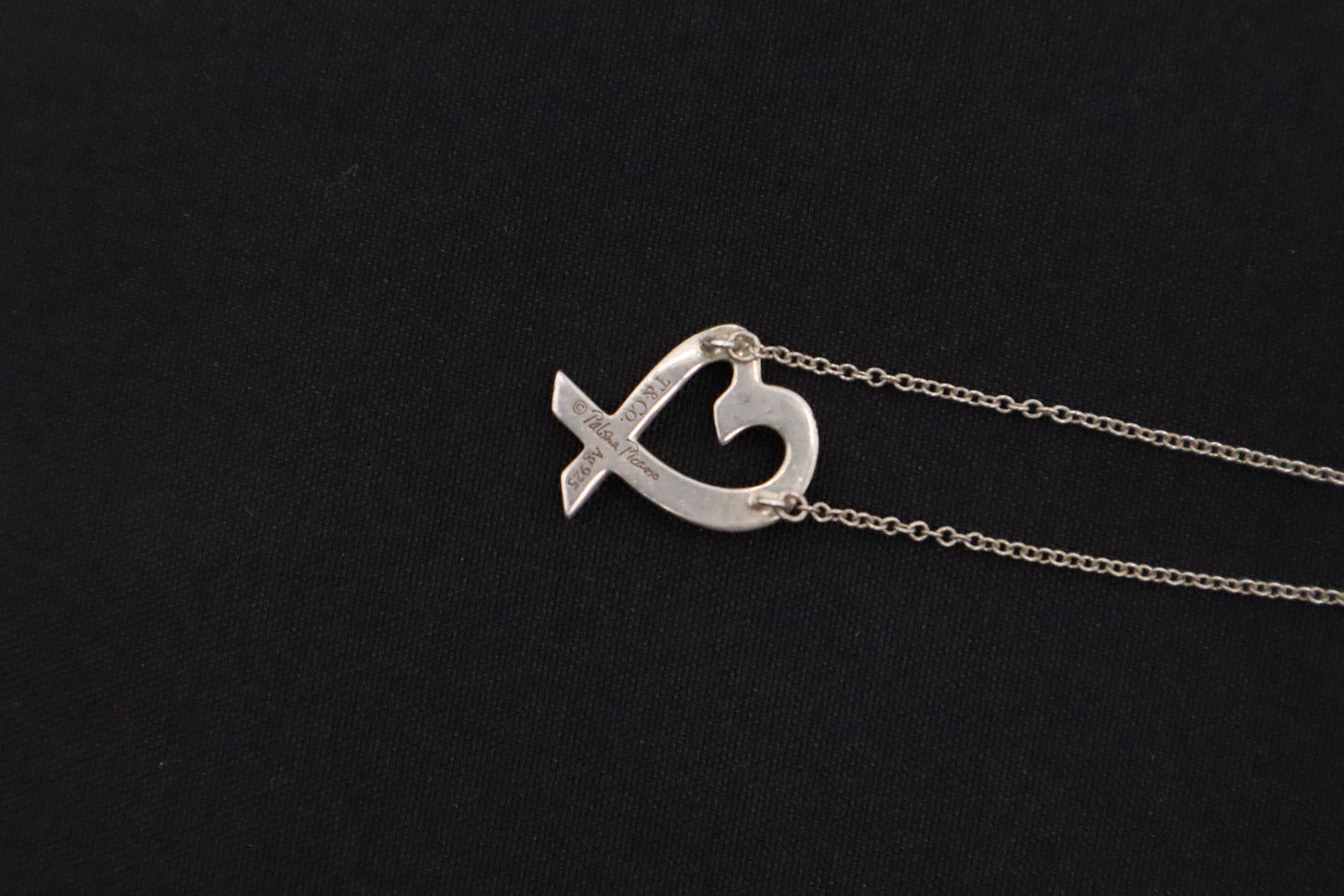 Tiffany & Co. Loving Heart Necklace in Sterling Silver