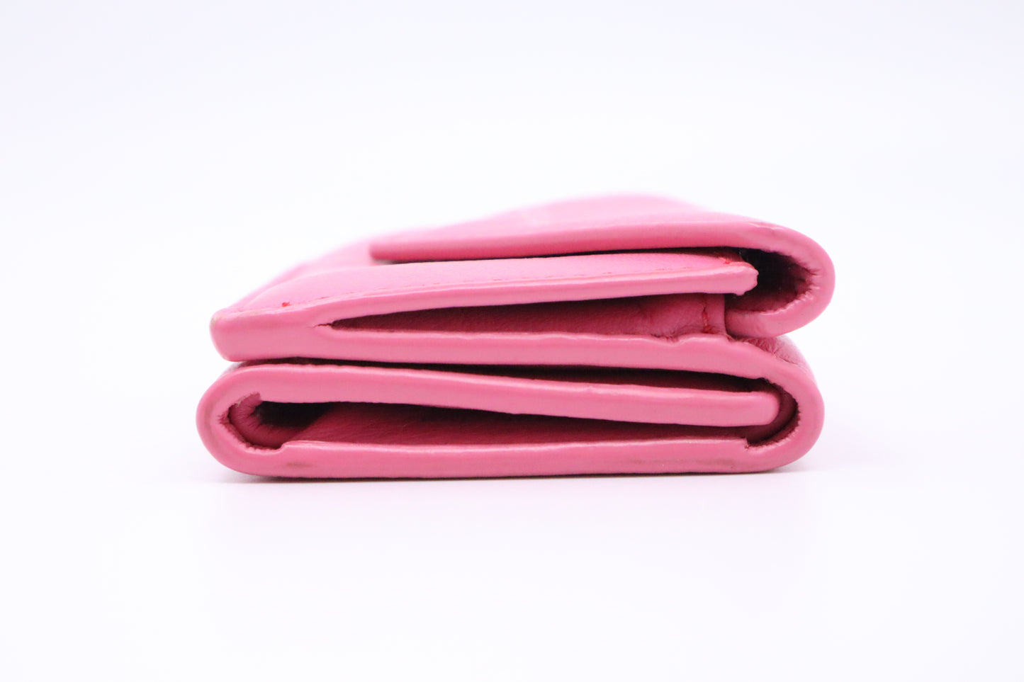 Balenciaga Card Case in Pink Leather