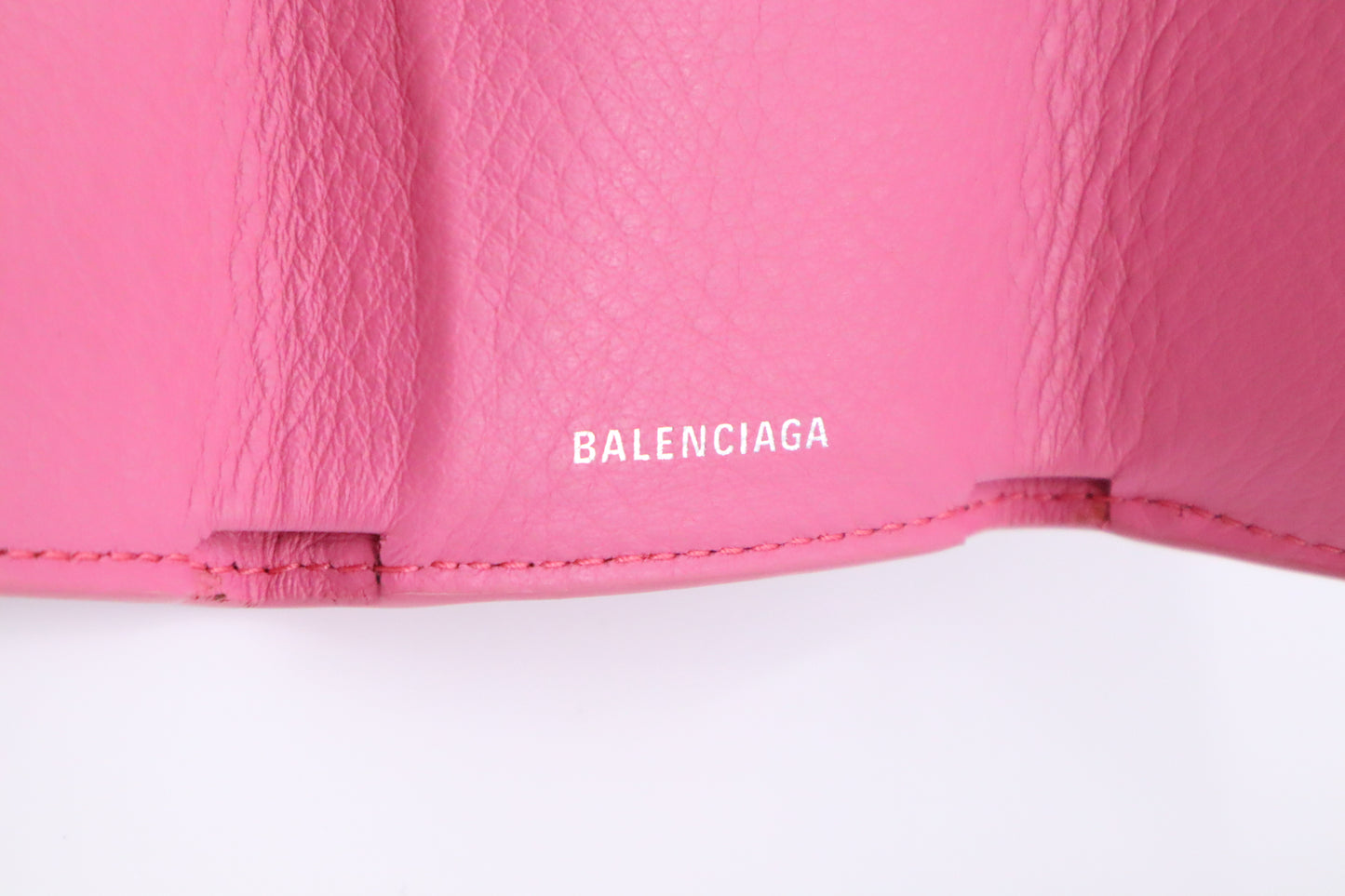 Balenciaga Card Case in Pink Leather