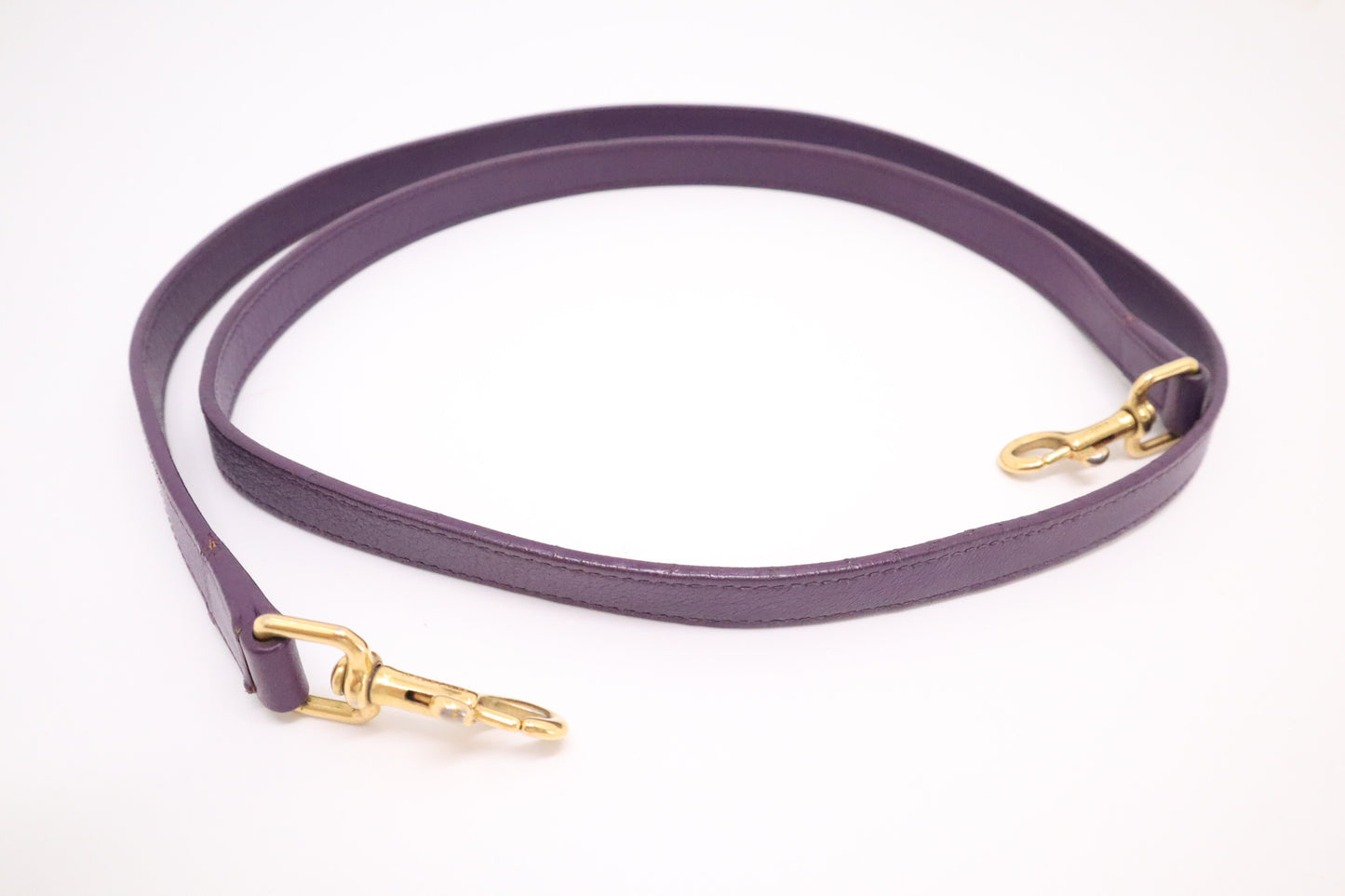 YSL Saint Laurent Baby Cabas in Purple Leather