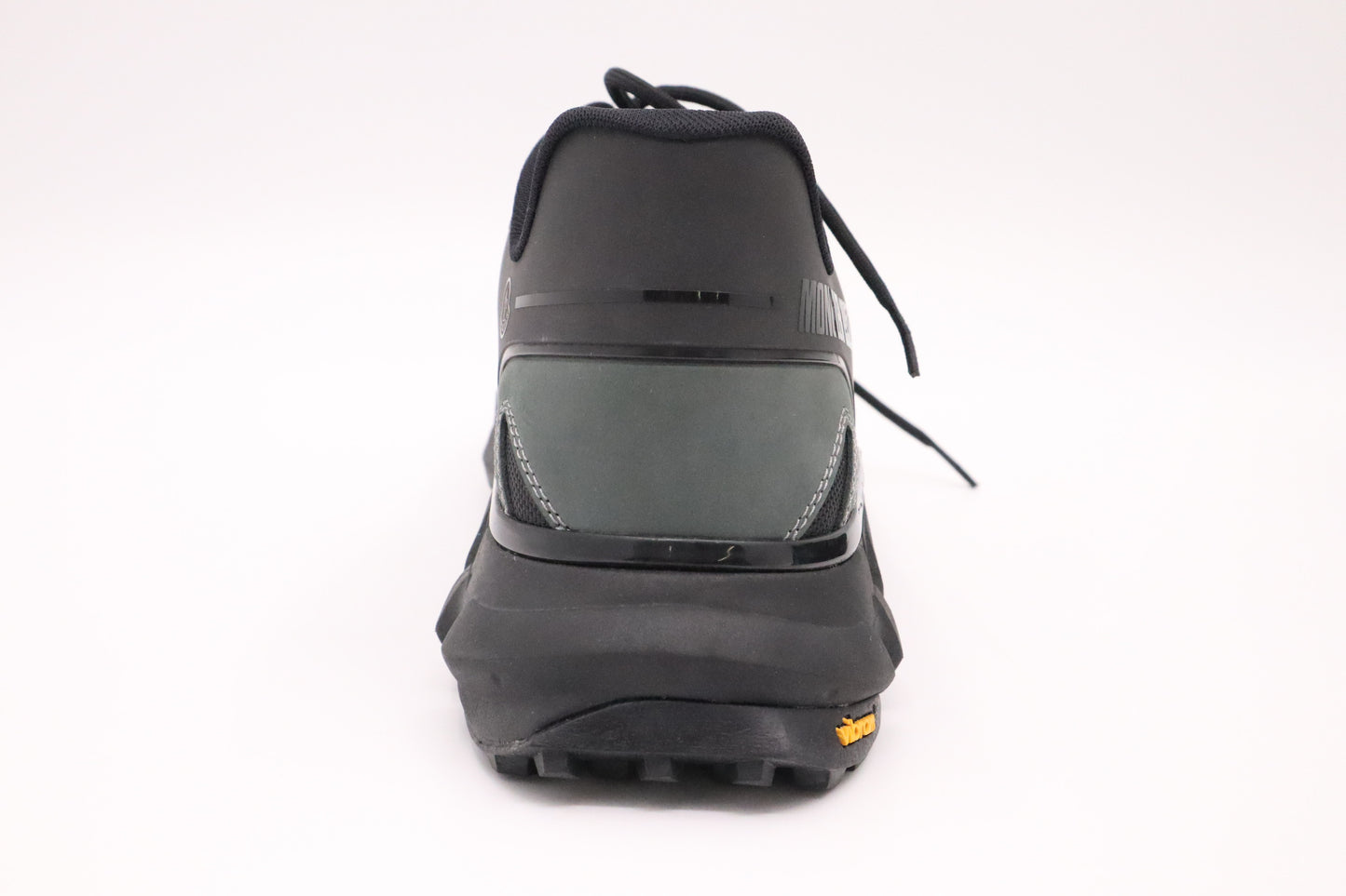 Moncler Silencio Sneakers in Black and Grey-Green Leather