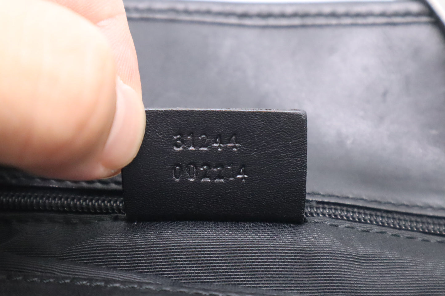 Gucci Mini Bucket Bag in Grey Canvas