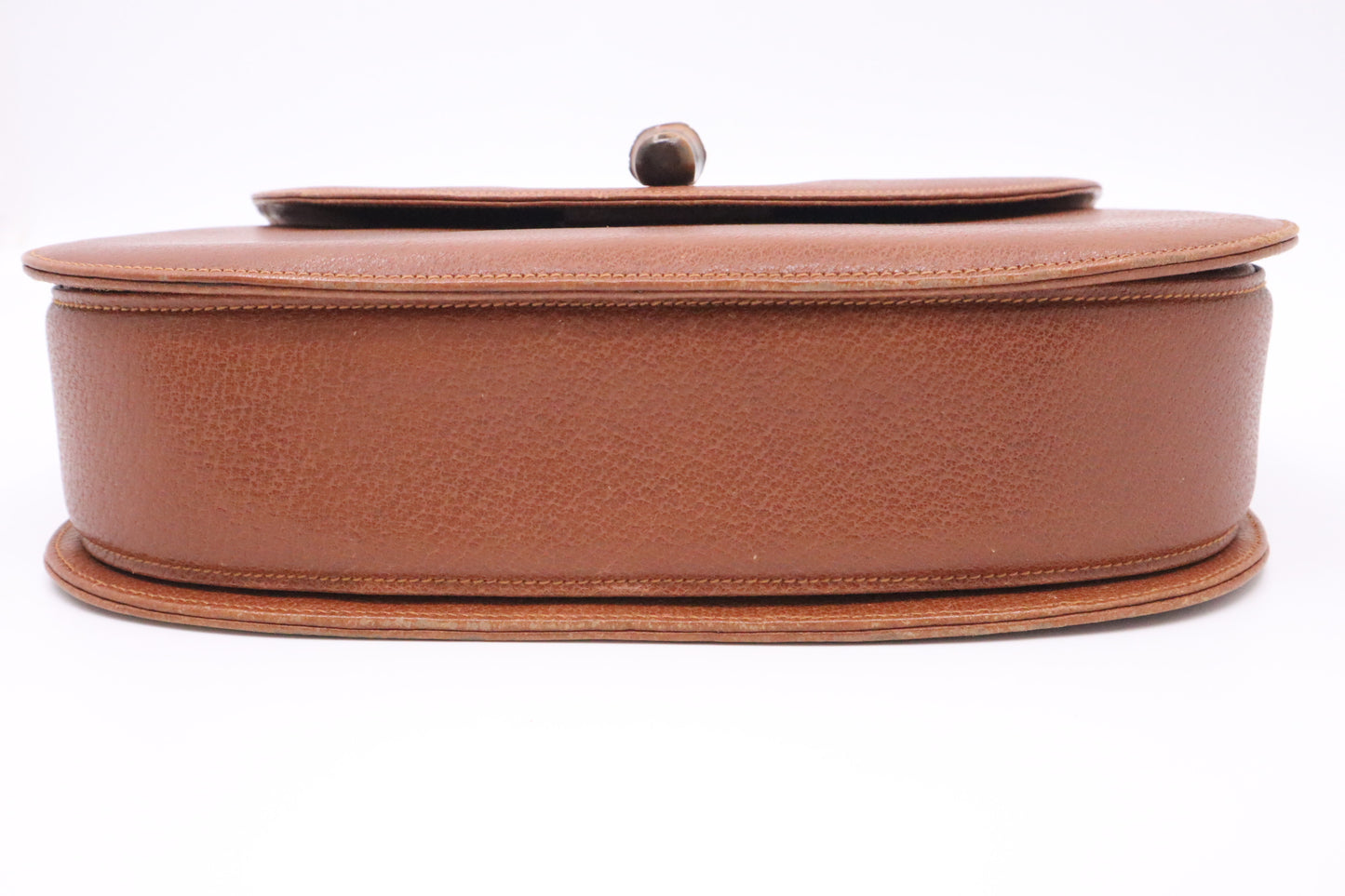 Gucci Bamboo Large 1947 Top Handle Bag in Tan Leather