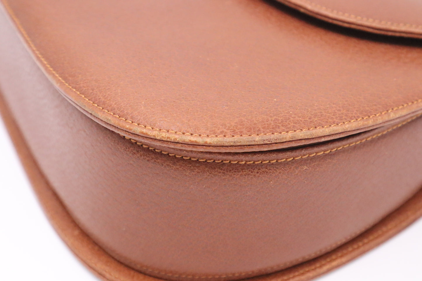 Gucci Bamboo Large 1947 Top Handle Bag in Tan Leather