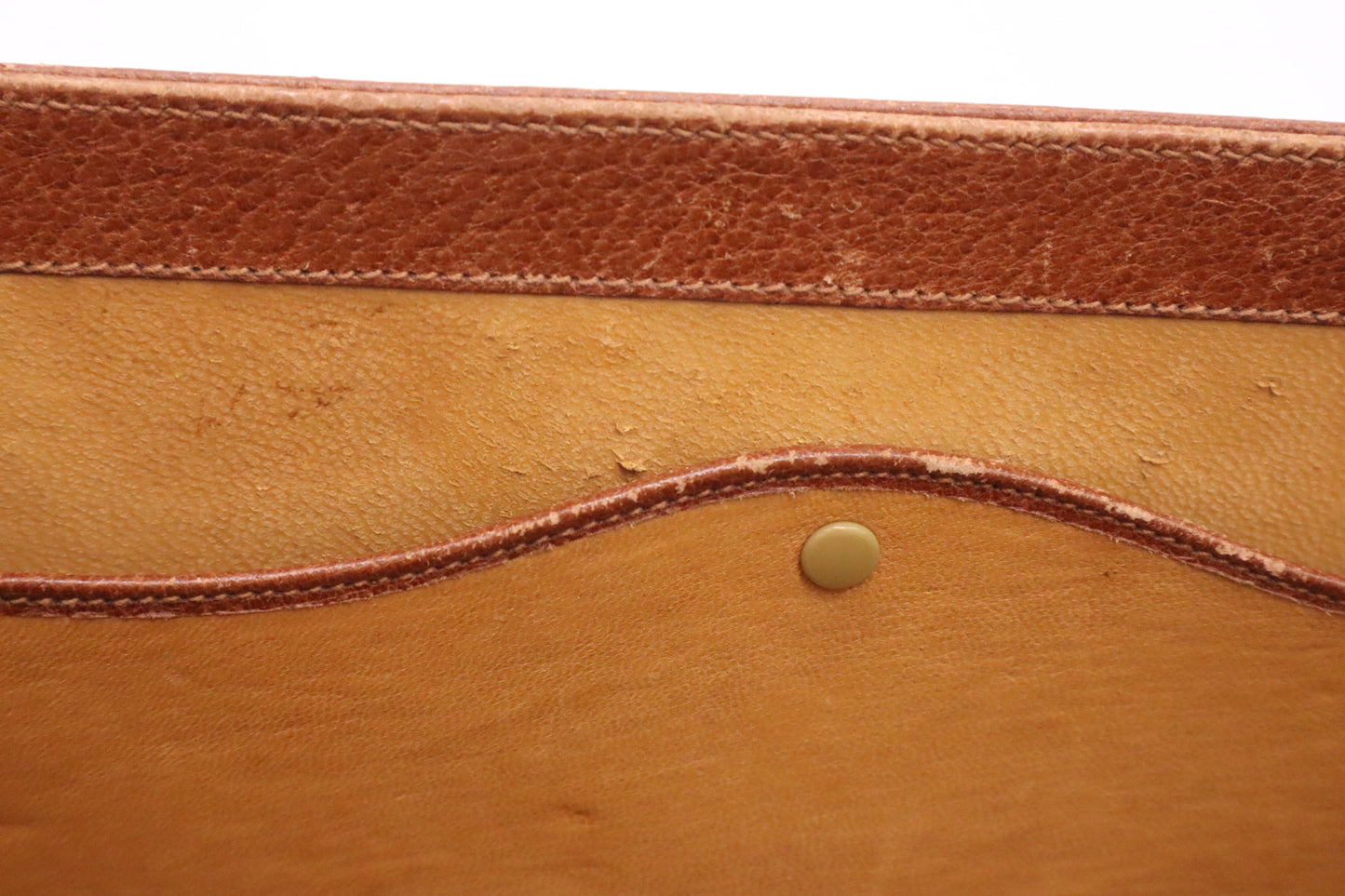 Gucci Bamboo Large 1947 Top Handle Bag in Tan Leather