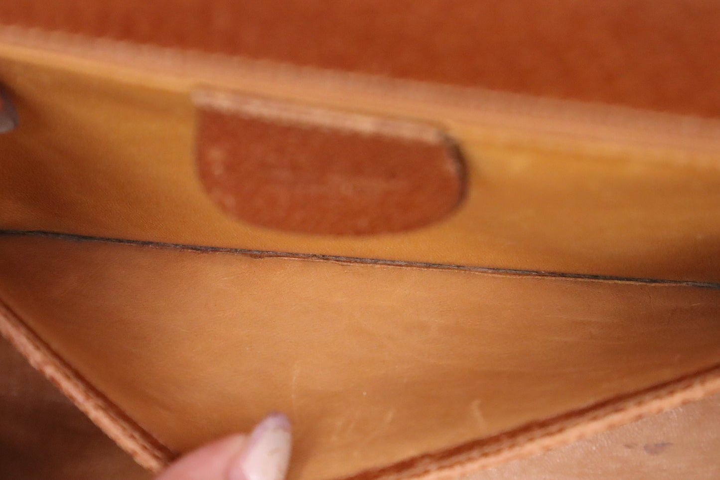 Gucci Bamboo Large 1947 Top Handle Bag in Tan Leather