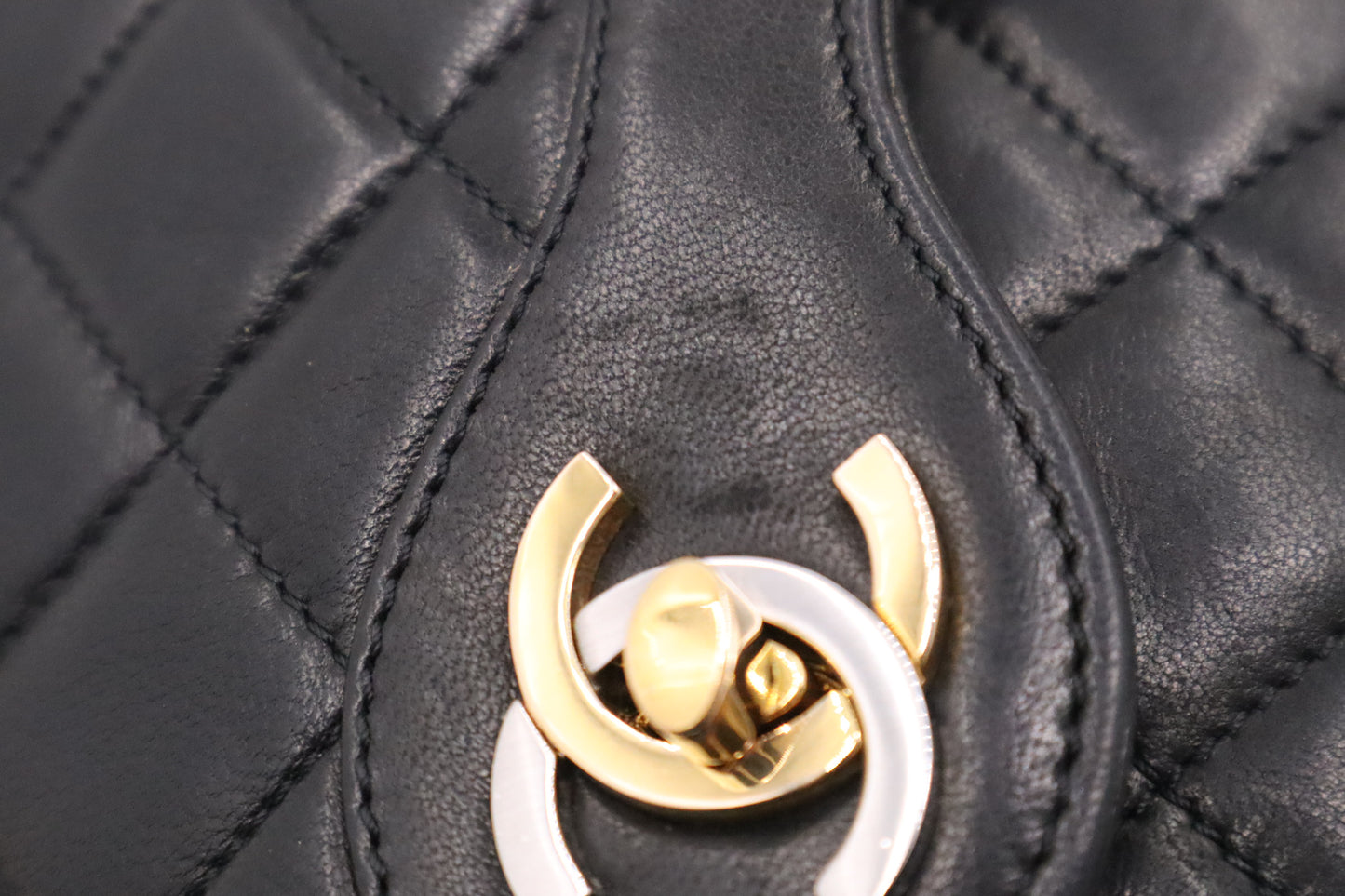 Chanel Small Paris Double Flap in Black Matelassé Leather