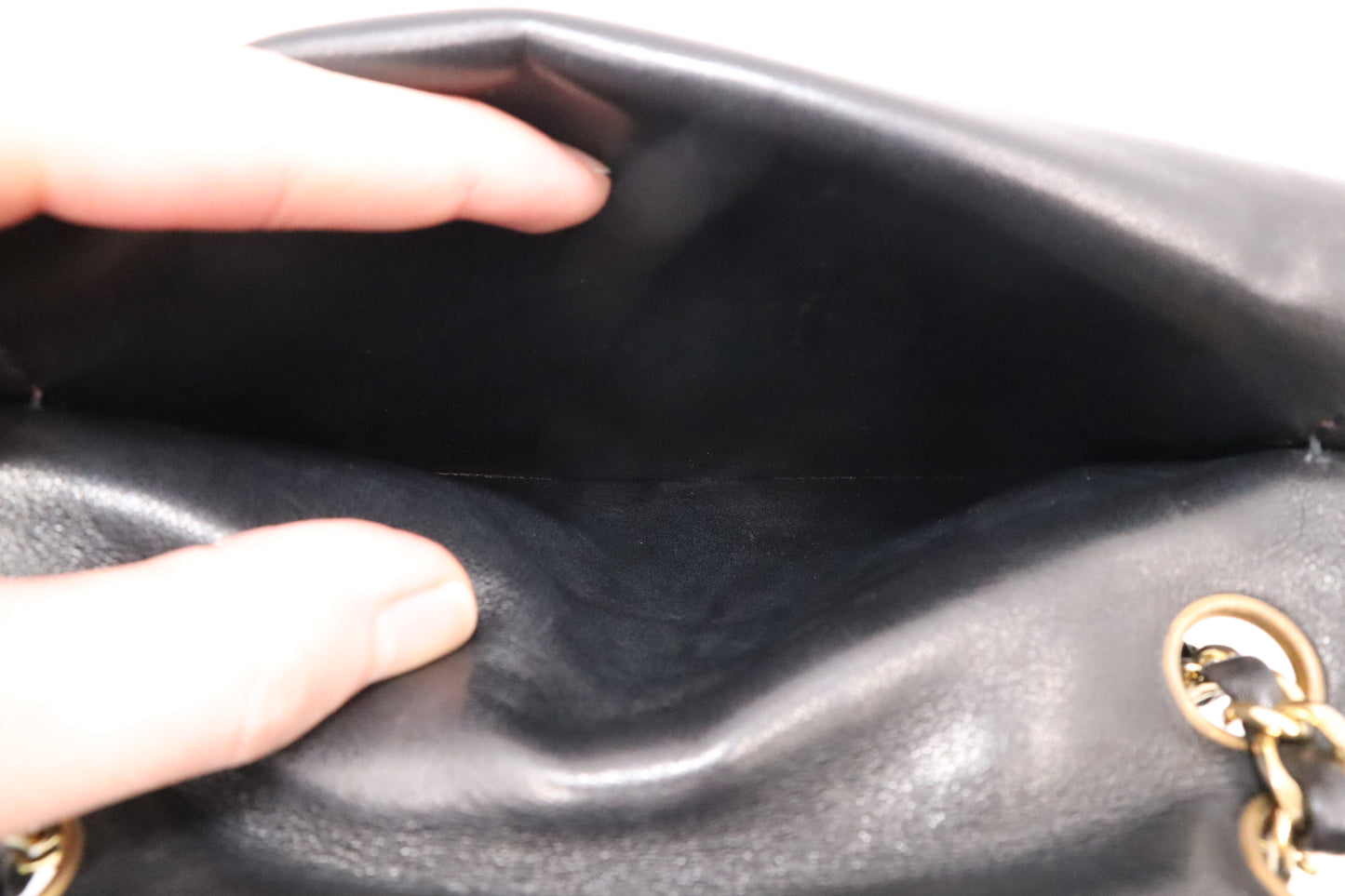 Chanel Small Paris Double Flap in Black Matelassé Leather