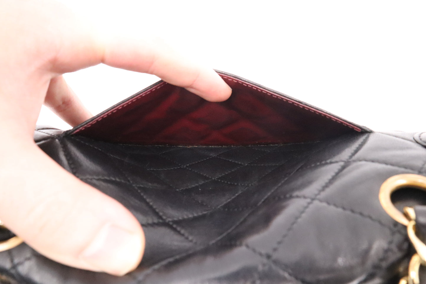 Chanel Small Paris Double Flap in Black Matelassé Leather