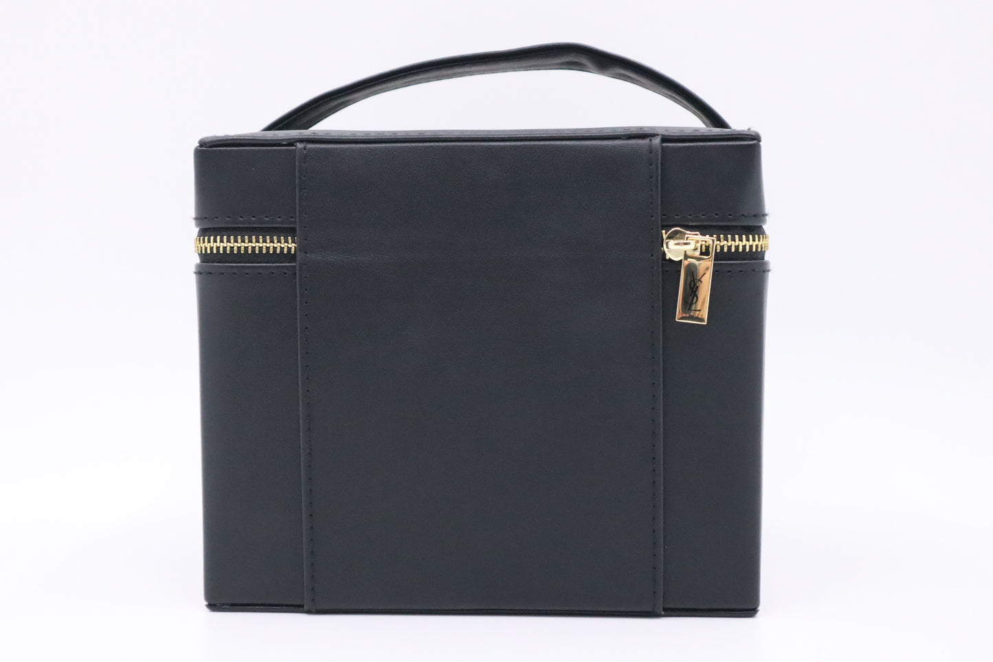 YSL Saint Laurent Vanity Case in Black Leather