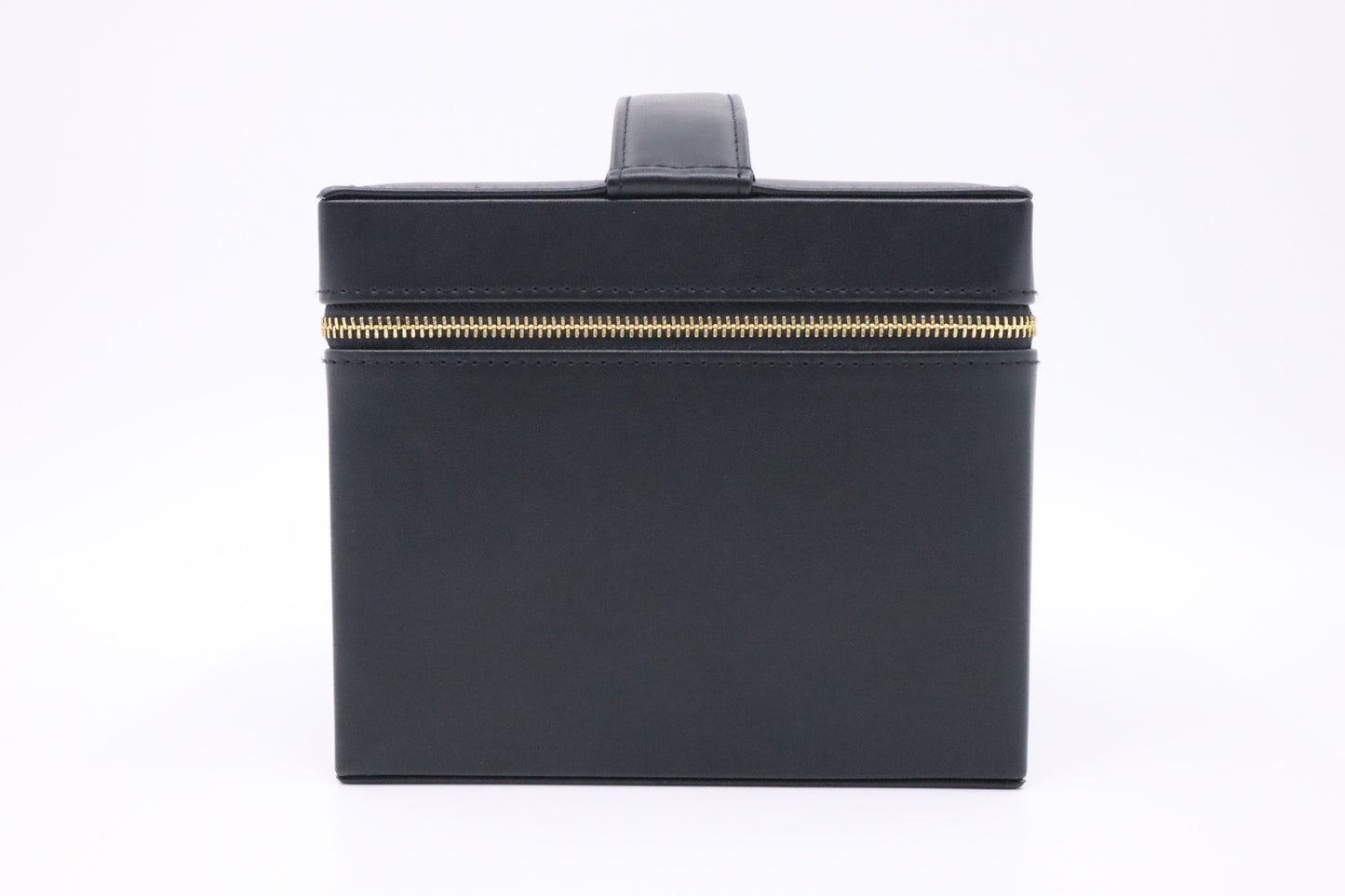 YSL Saint Laurent Vanity Case in Black Leather