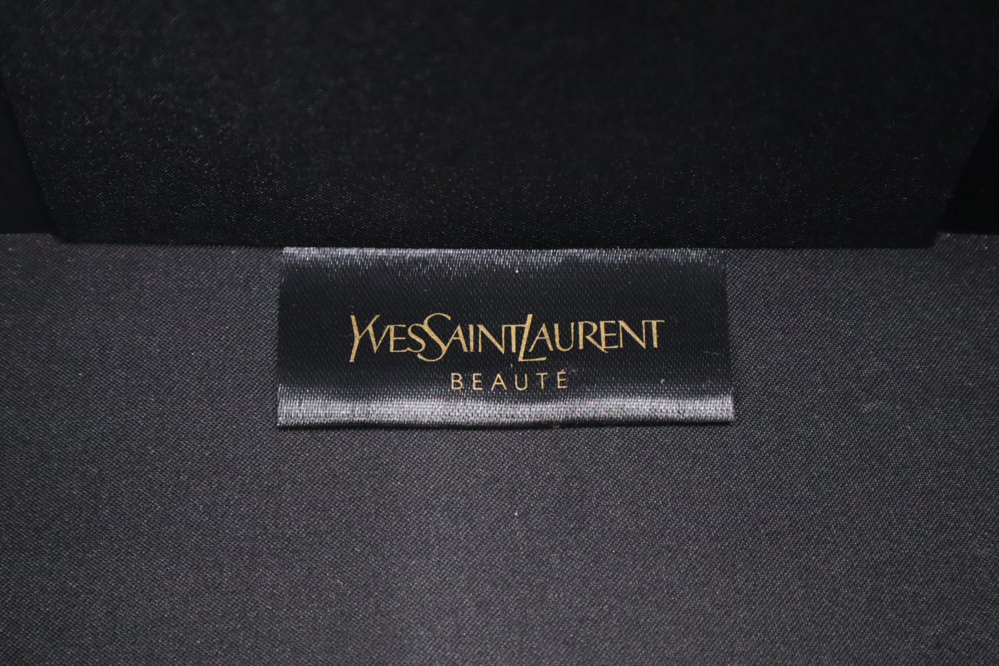 YSL Saint Laurent Vanity Case in Black Leather