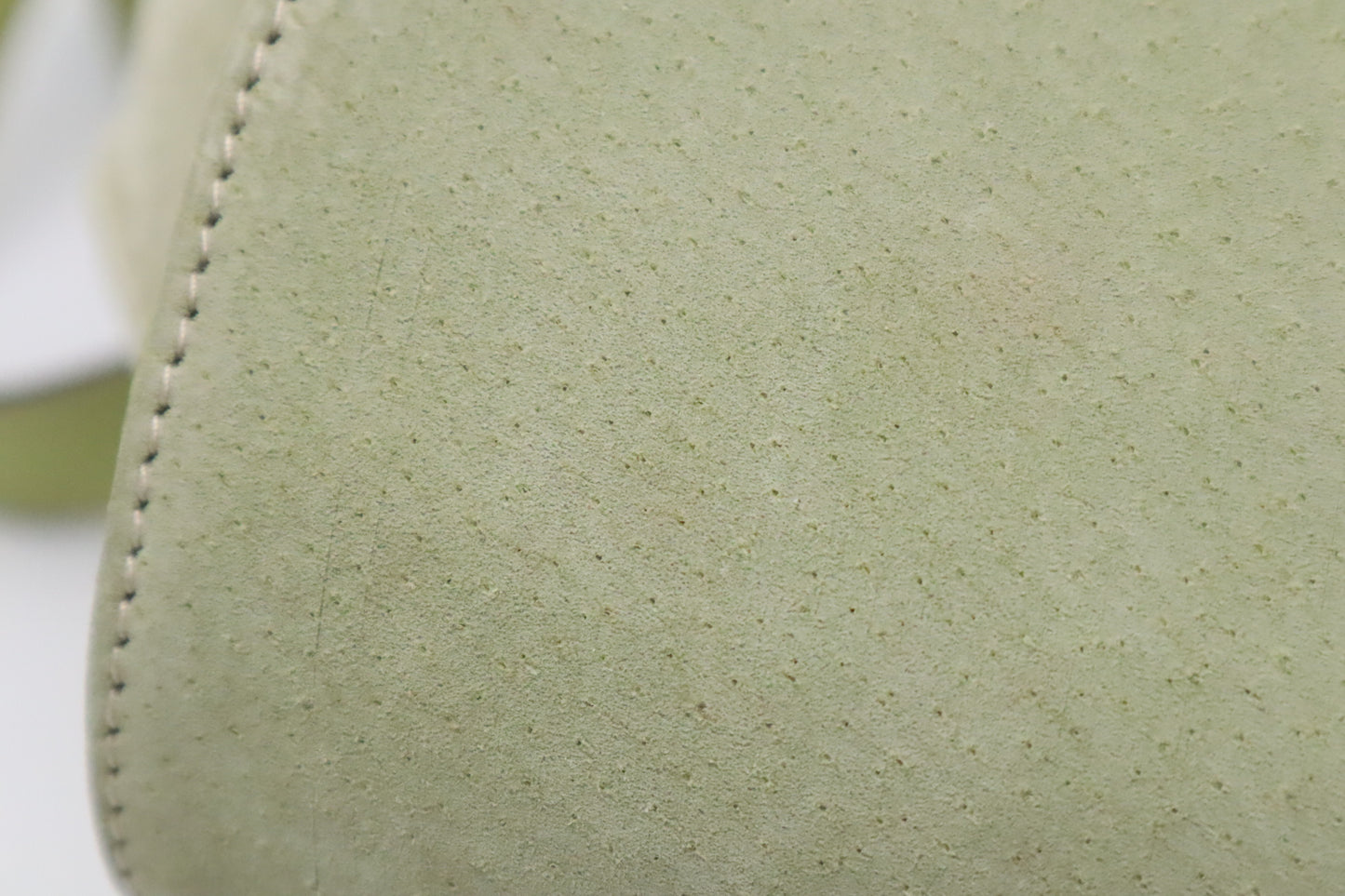 Gucci Bamboo Backpack in Pale Green Suede