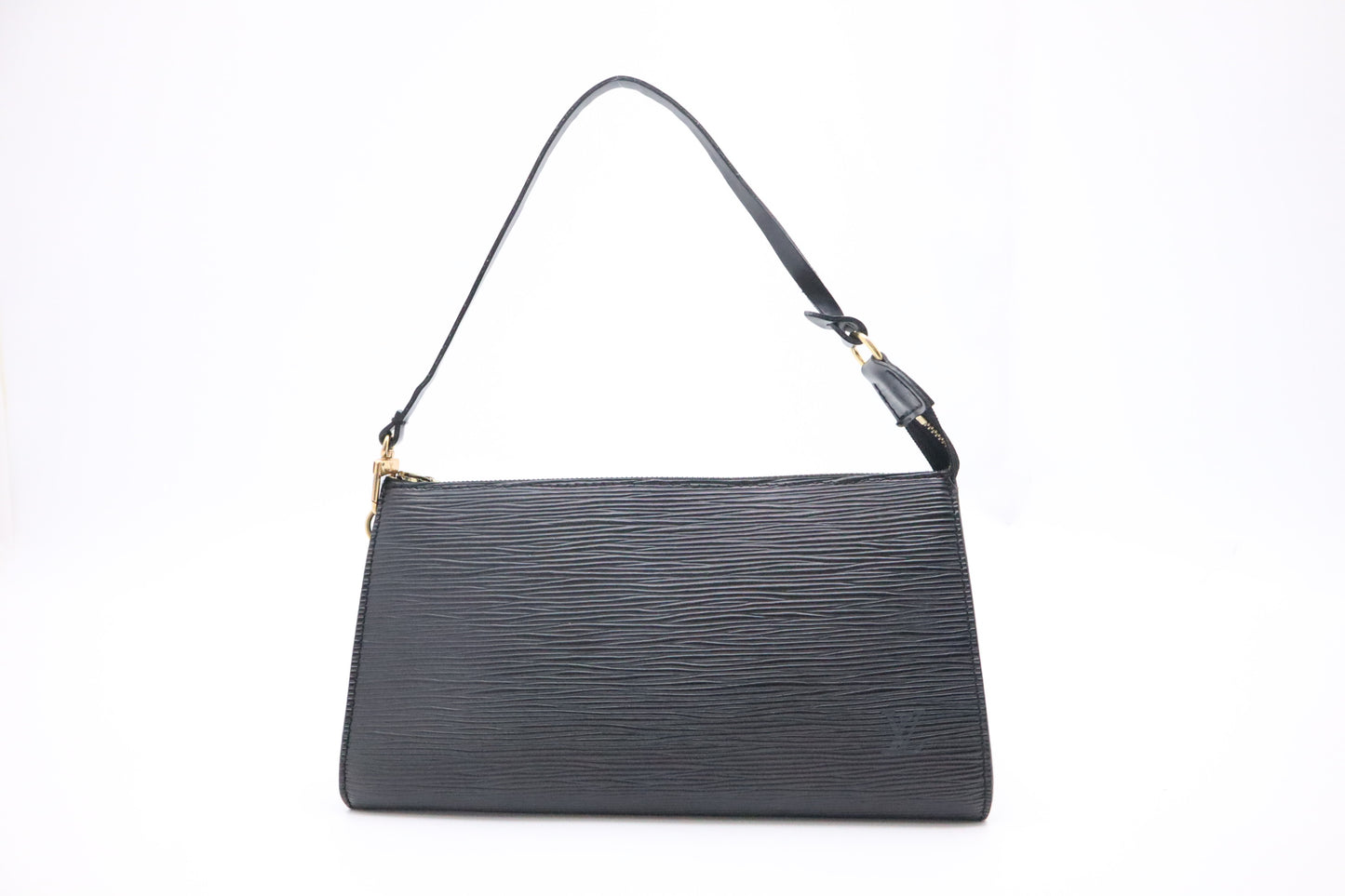 Louis Vuitton Pochette Accessoires in Black Epi Leather