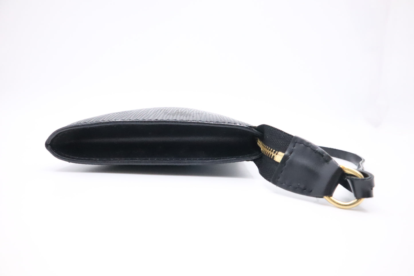 Louis Vuitton Pochette Accessoires in Black Epi Leather