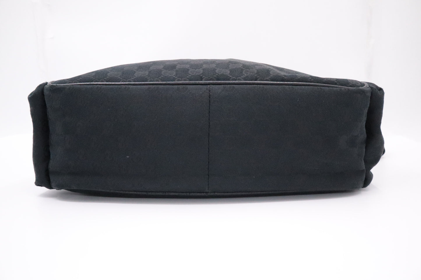 Gucci Diaper Bag in Black GG Canvas