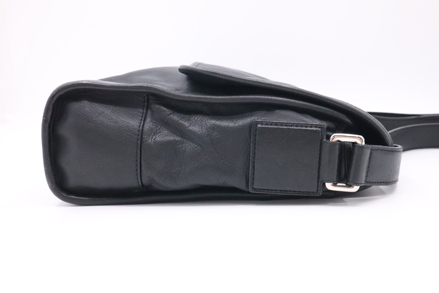 Loewe Messenger Bag in Black Leather