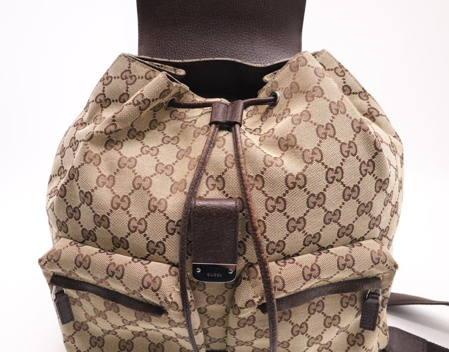 Gucci Backpack in Brown GG Canvas