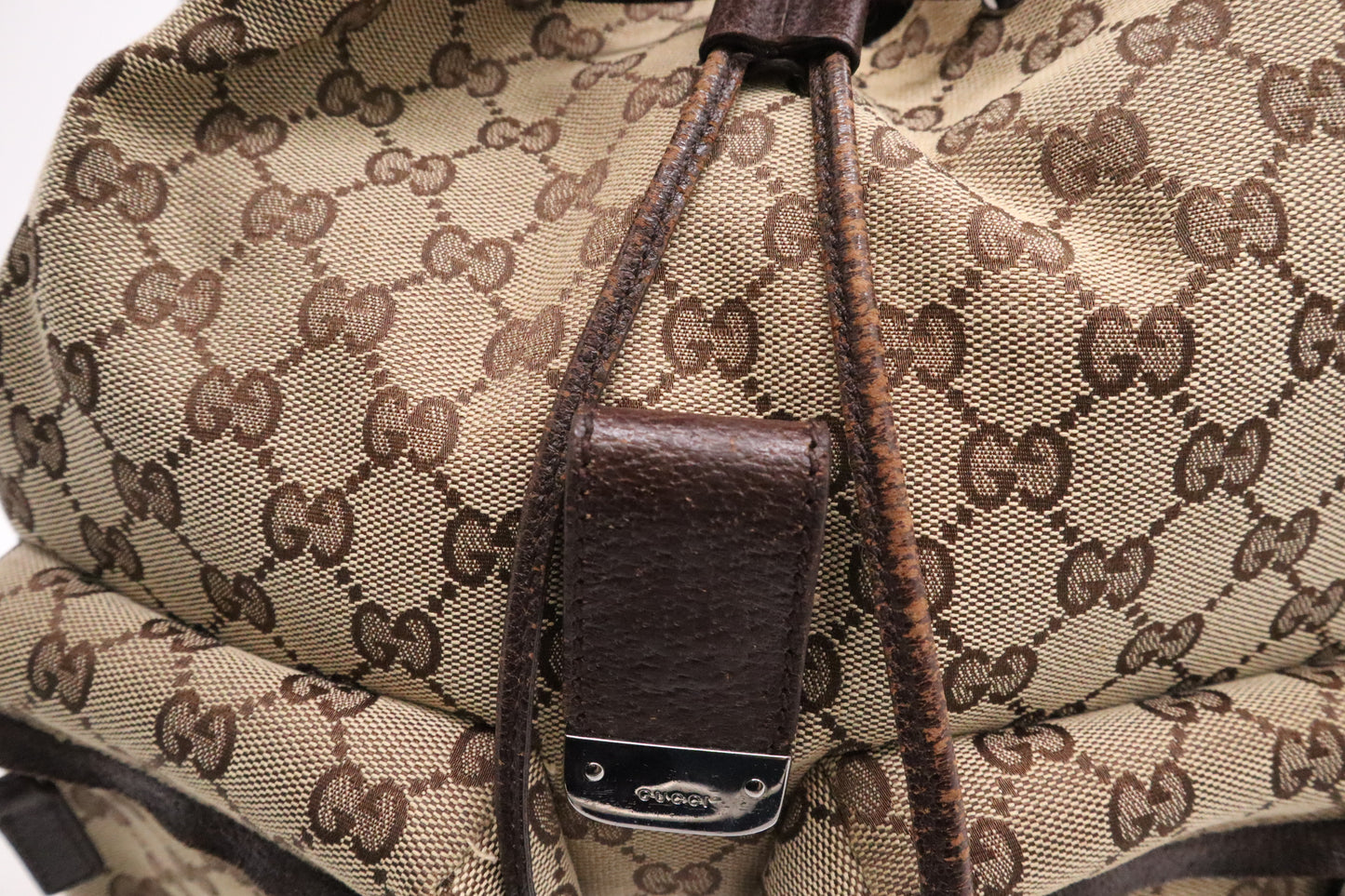 Gucci Backpack in Brown GG Canvas