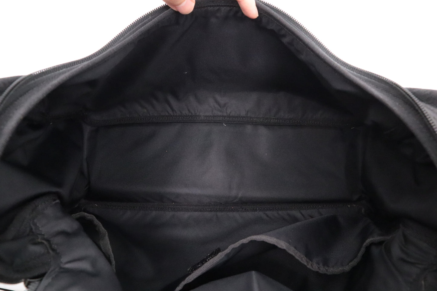 Gucci Diaper Bag in Black GG Canvas