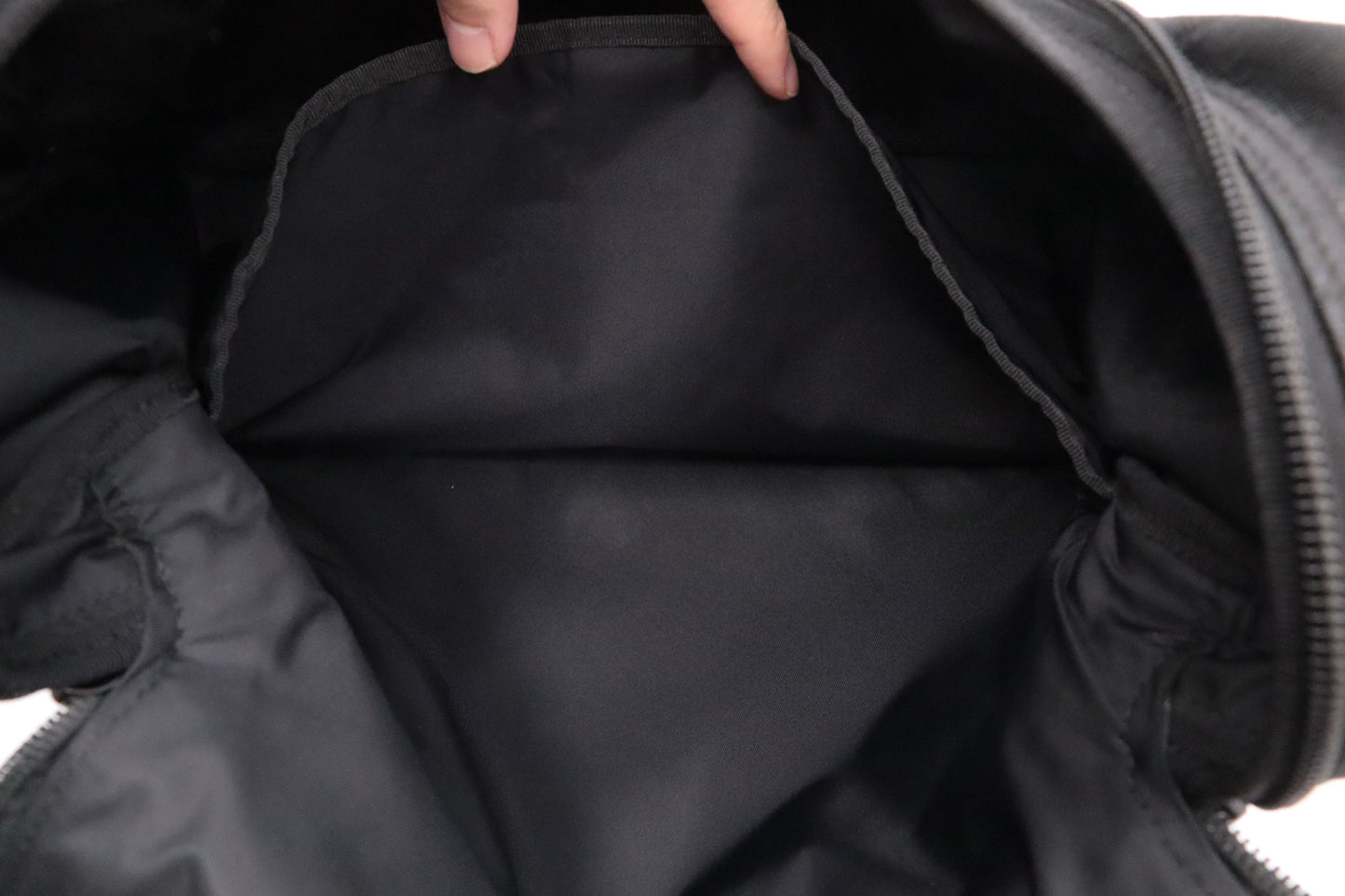 Gucci Diaper Bag in Black GG Canvas