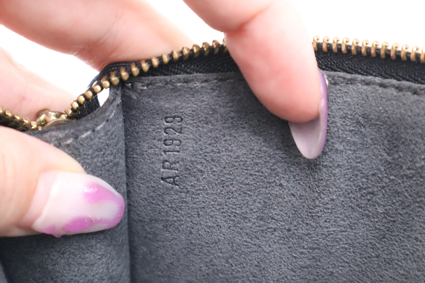 Louis Vuitton Pochette Accessoires in Black Epi Leather