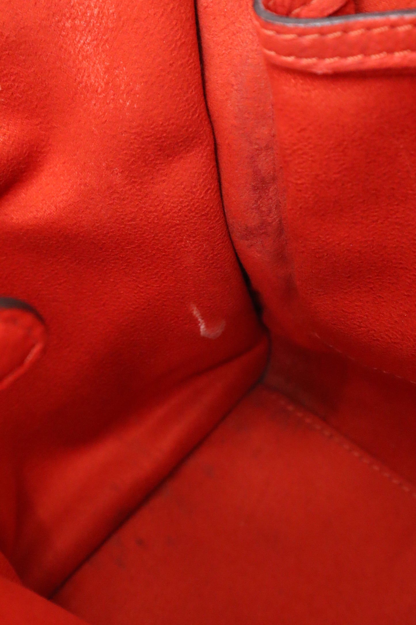 Celine Luggage in Red Leather