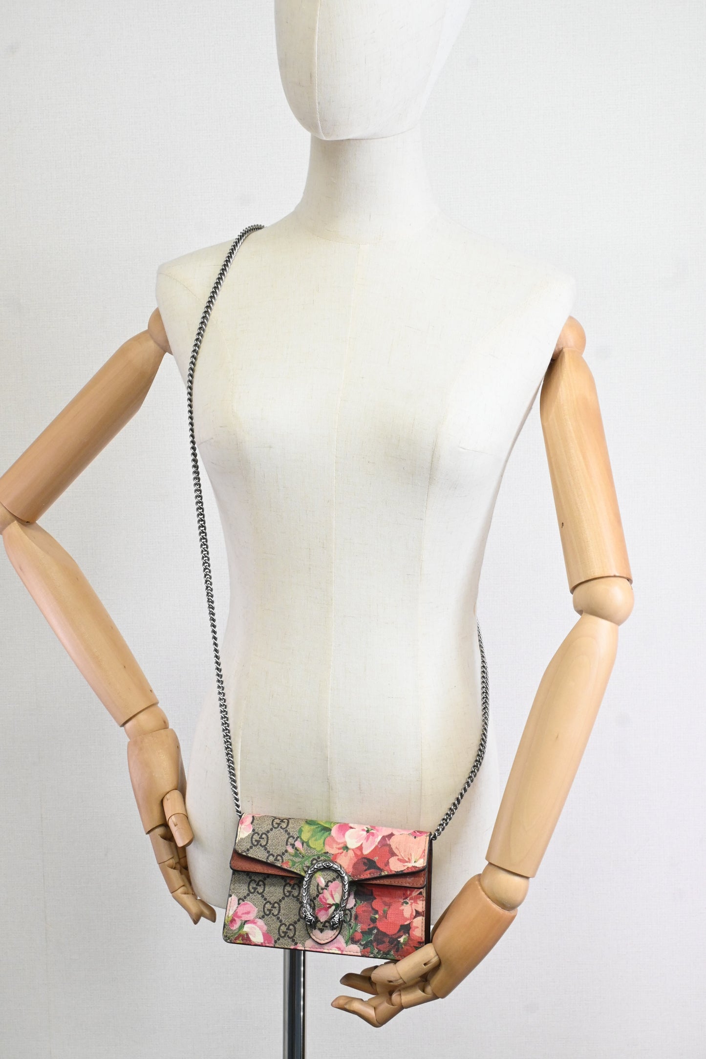 Gucci Mini Dionysus in GG Pink Blooms Canvas