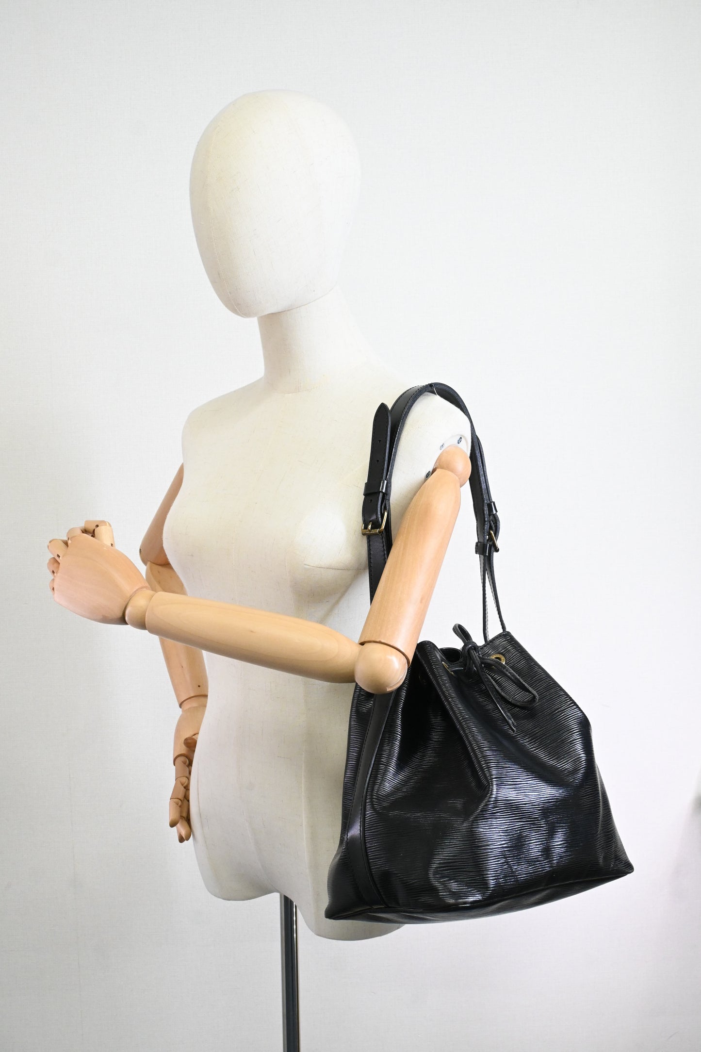 Louis Vuitton Petit Noe in Black Epi Leather