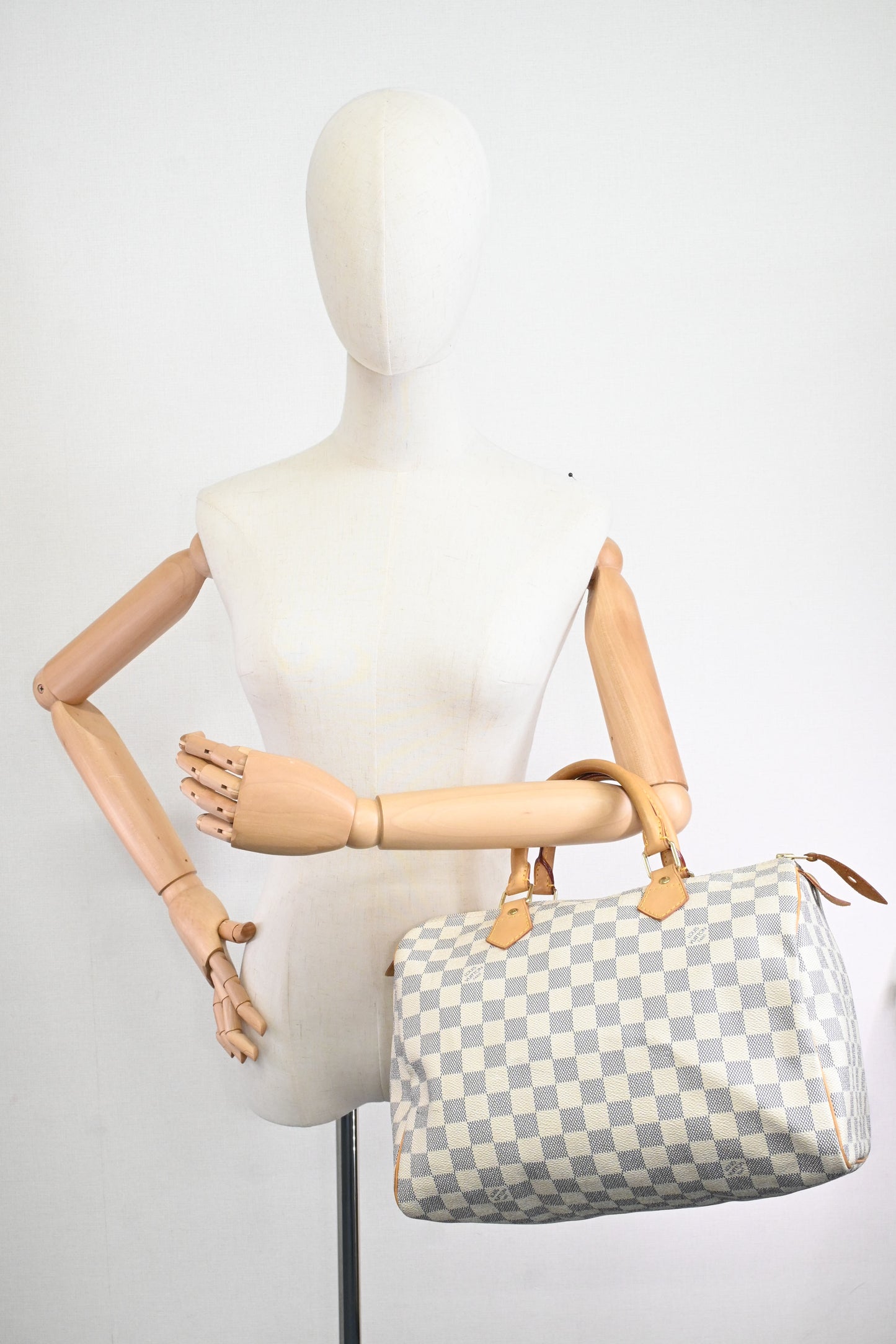 Louis Vuitton Speedy 30 in Damier Azur Canvas