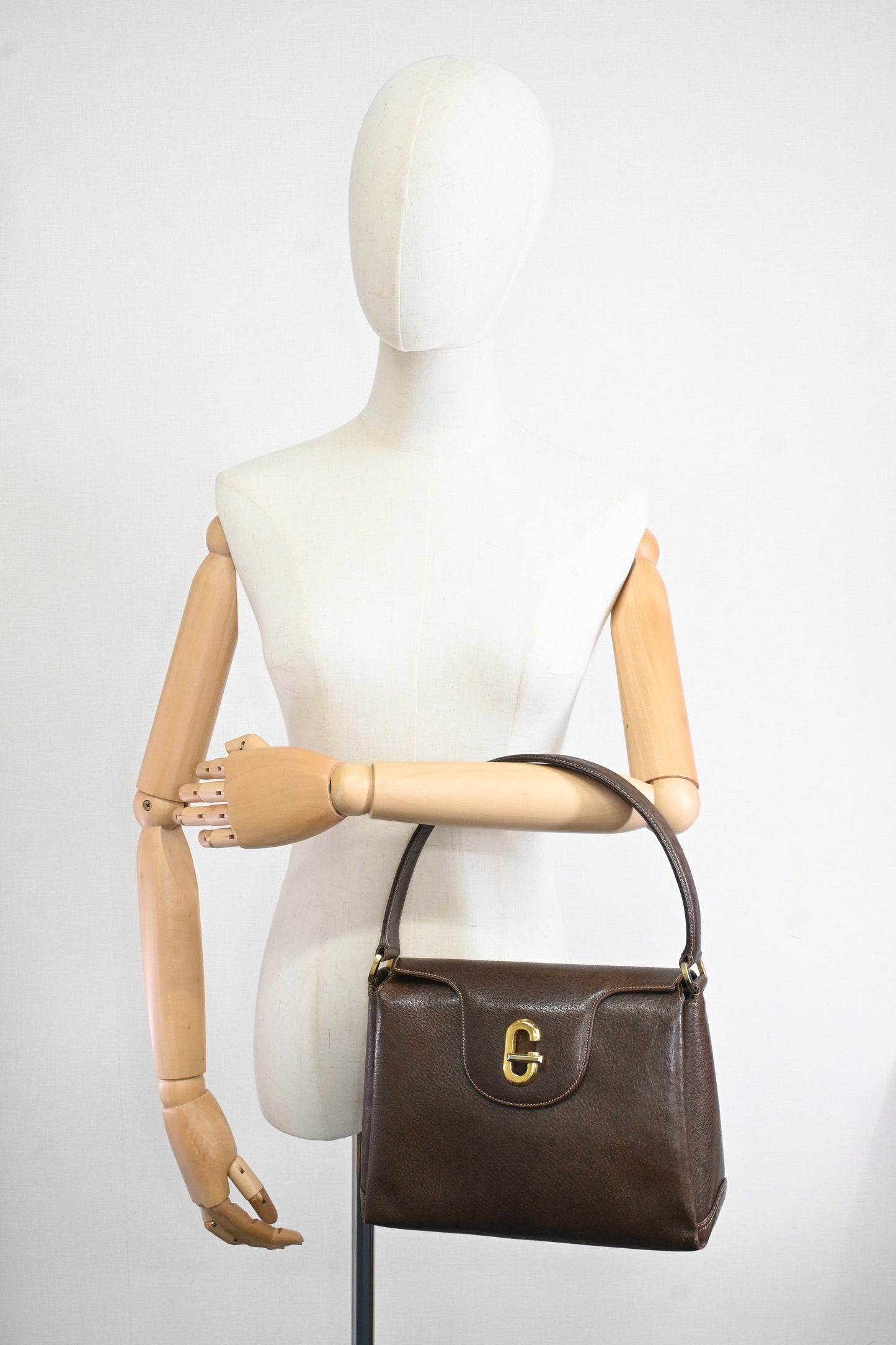 Gucci Handbag in Brown Leather