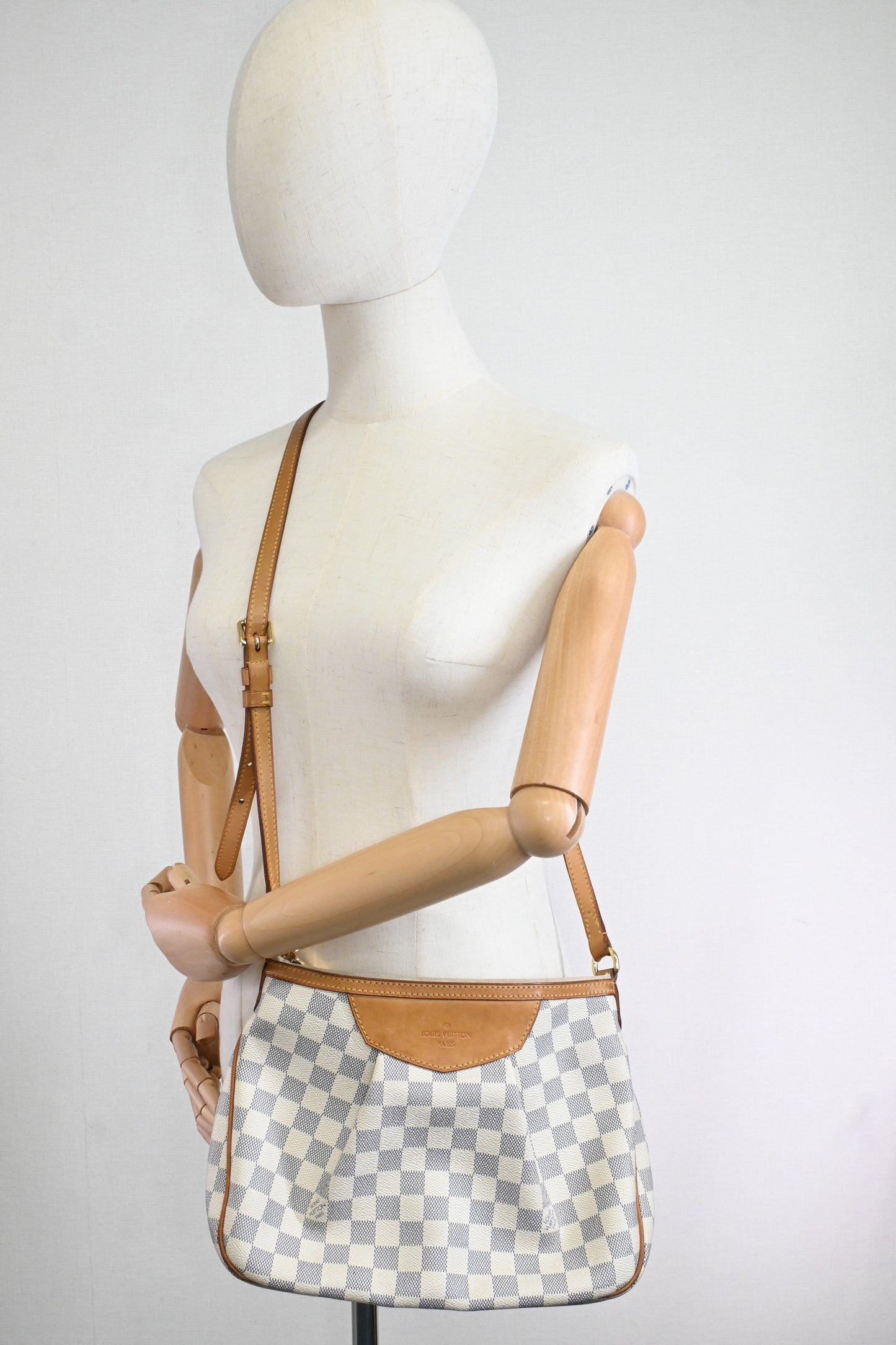 Louis Vuitton Siracusa PM in Damier Azur Canvas