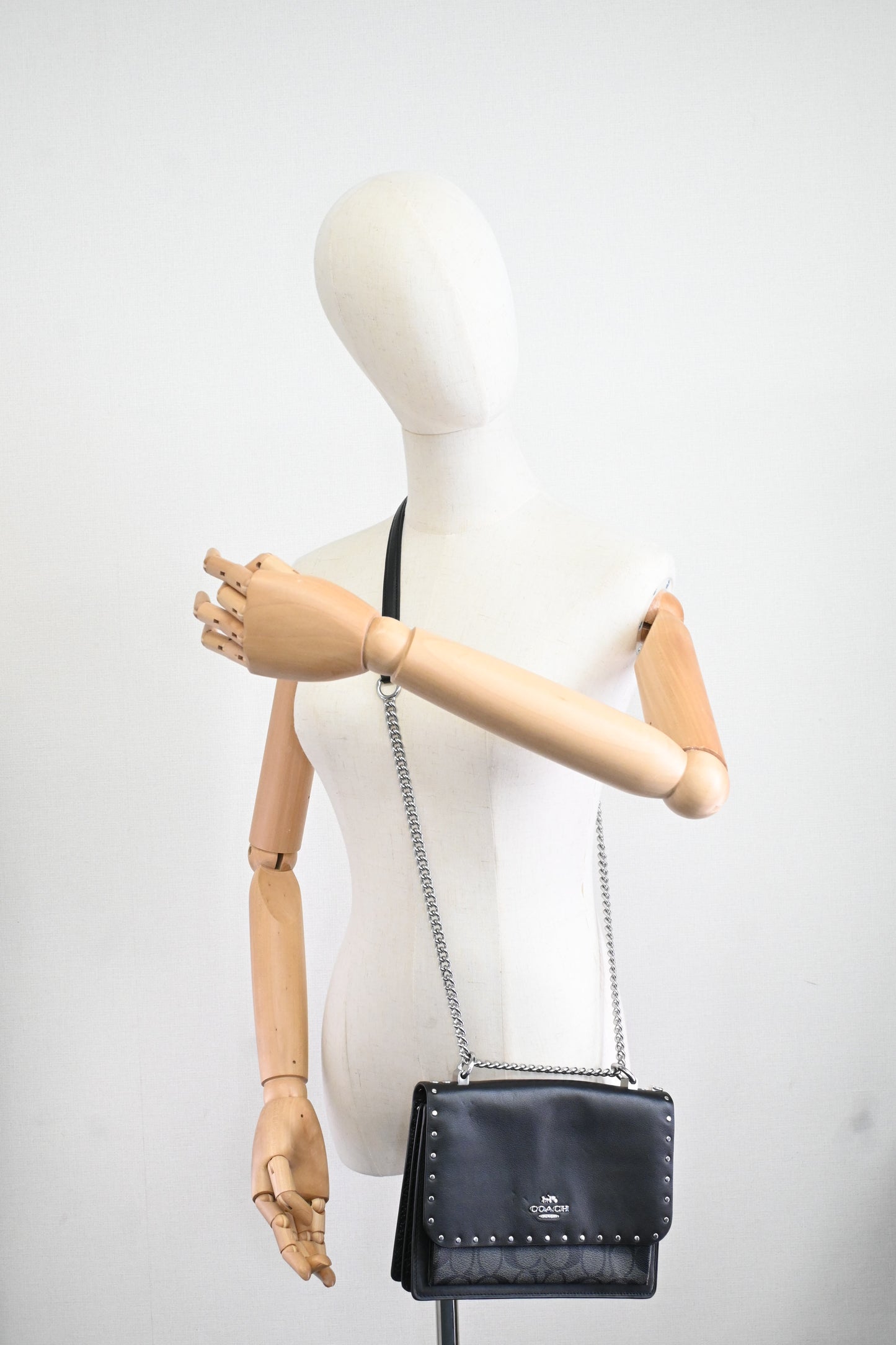 Coach Klare Crossbody in Black Leather