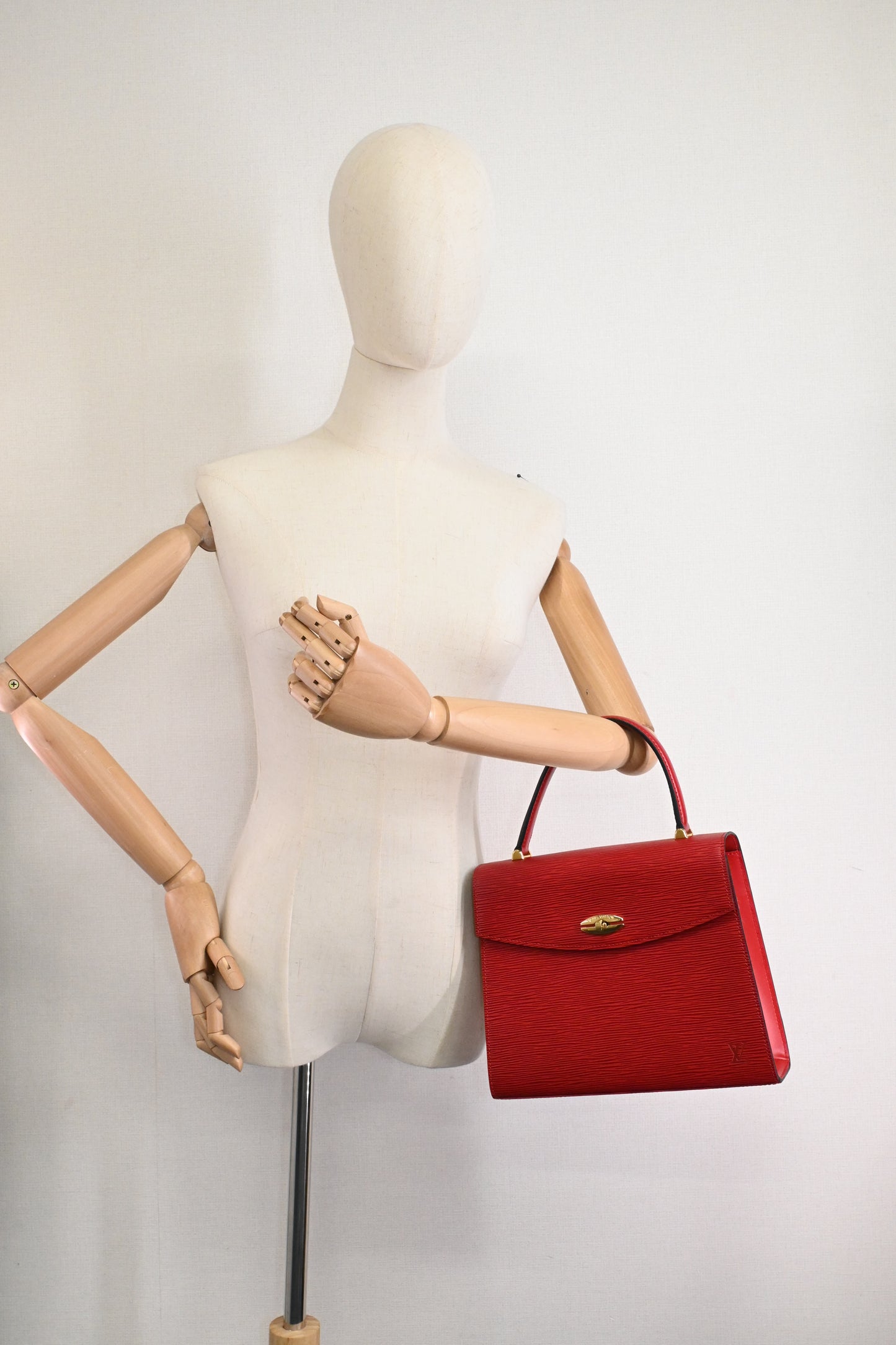 Louis Vuitton Malesherbes in Red Epi Leather